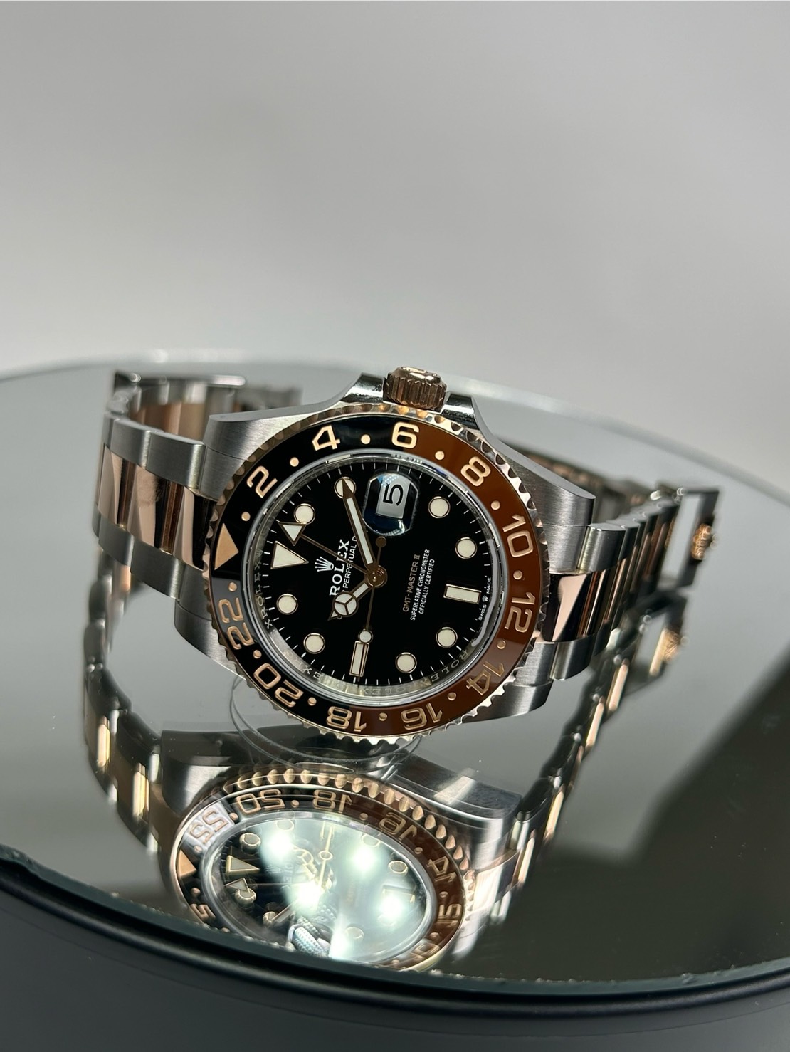 ROLEX(ロレックス)・GMTマスターⅡ【2020年12月印】【中古美品】【126711CHNR】