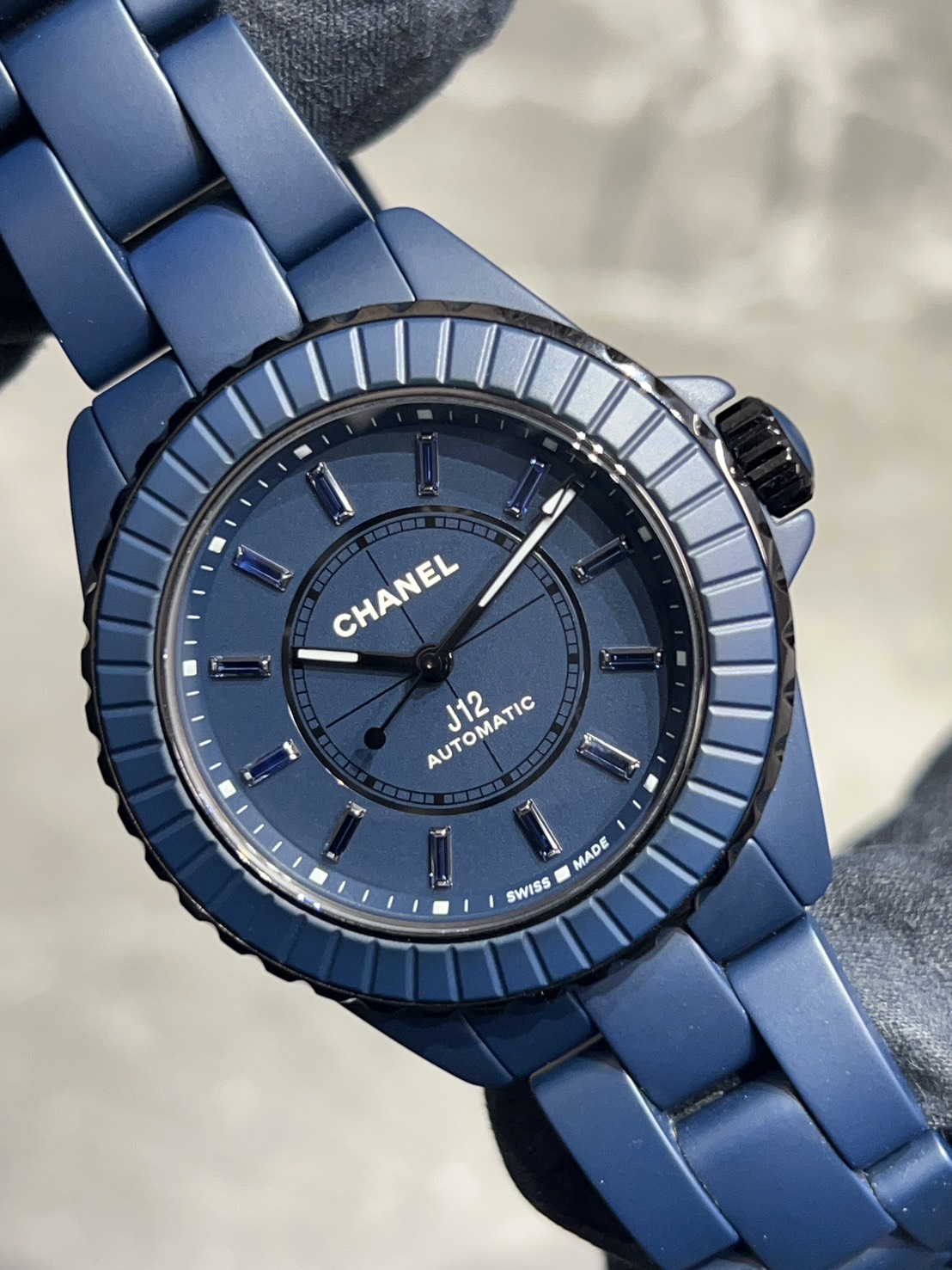 CHANEL(シャネル) J12 BLUE 【2025年7月印】【極美品】【H10310】