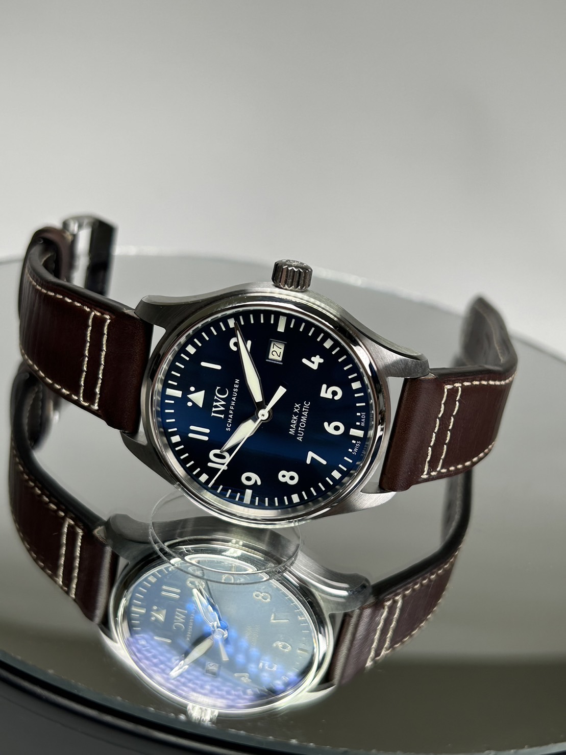 【青文字盤】IWC（アイダブリューシー）・パイロットウォッチ マークXX【2022年9月印】【中古美品】【IW328203】