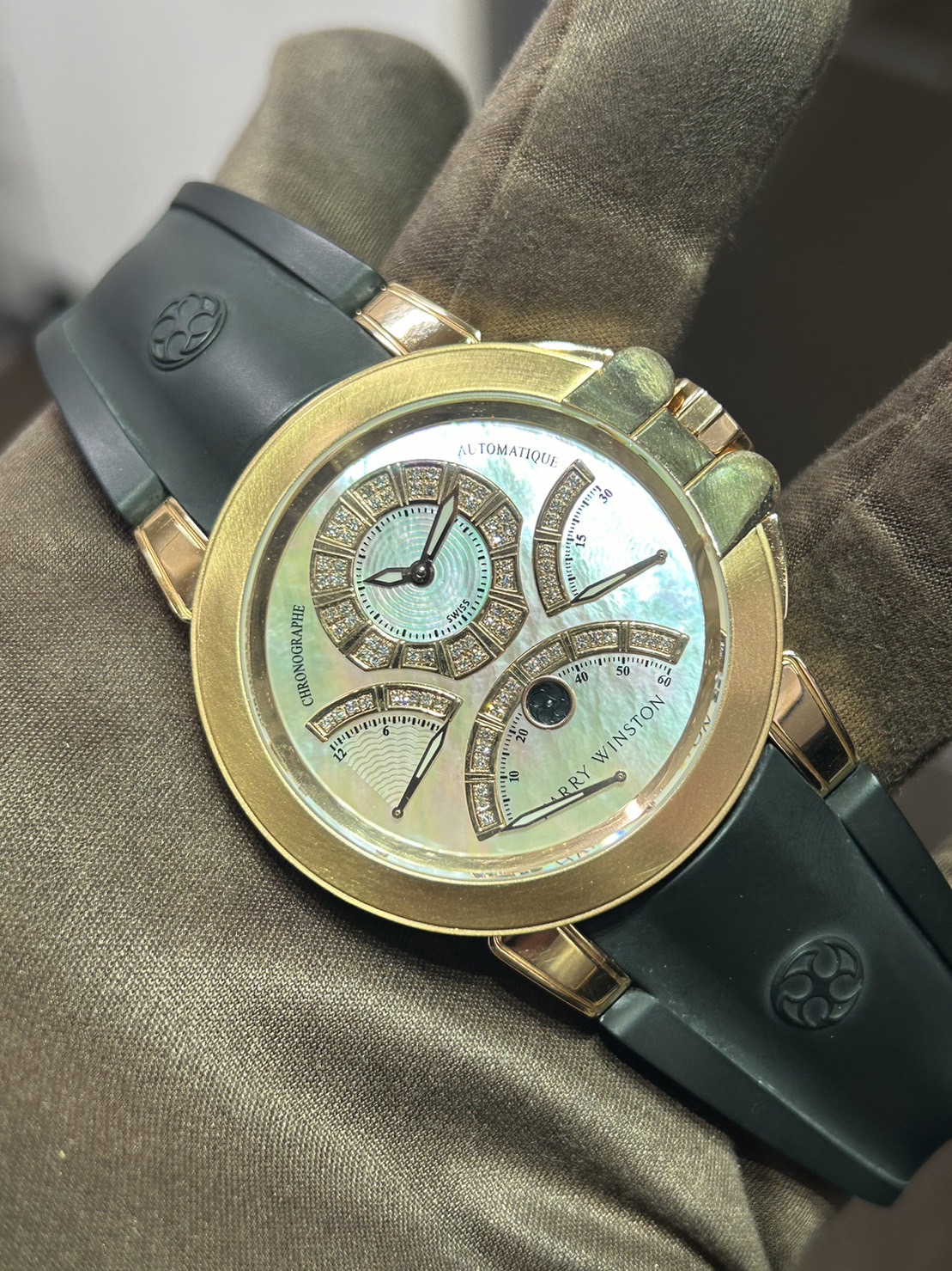 Harry Winston（ハリー・ウィンストン）オーシャン【2011年6月印】【中古品】【400/MCRA44R】