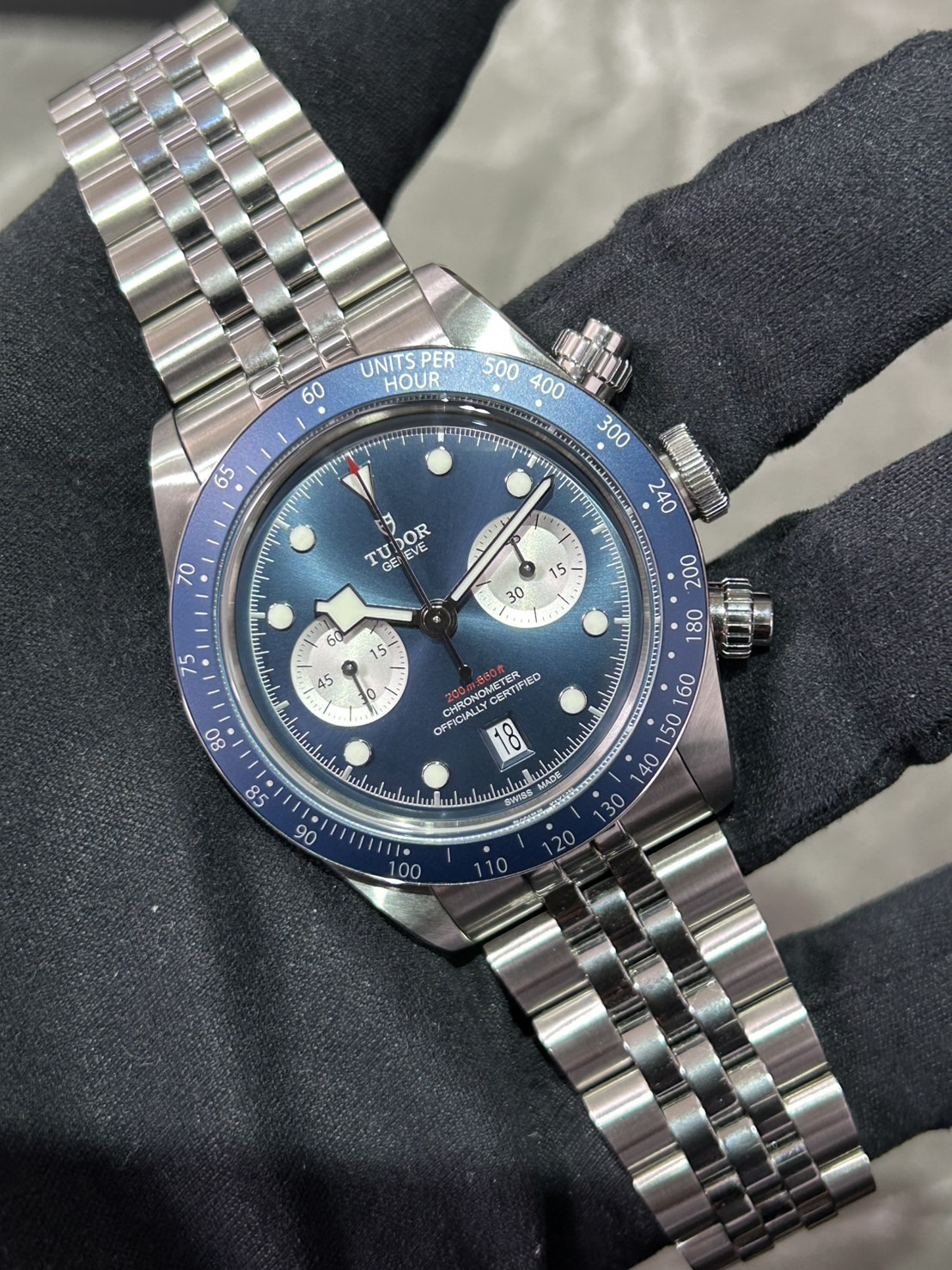 【ブティック限定】TUDOR(チューダー) ブラックベイクロノ【2024年9月印】【極美品中古】【M79360B-0002】