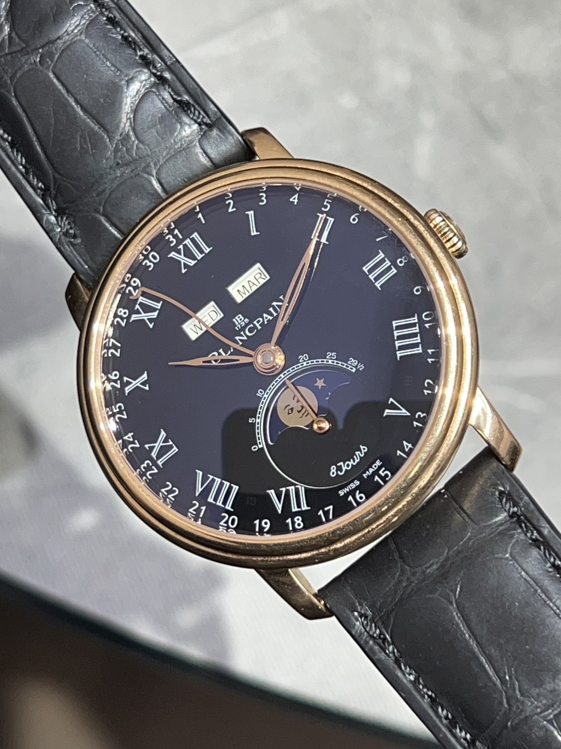 【ご予約品】BLANCPAIN(ブランパン) ヴィルレ コンプリート カレンダー 8デイズ【2017年6月印】【中古美品】【ヴィルレ コンプリート カレンダー 8デイズ】