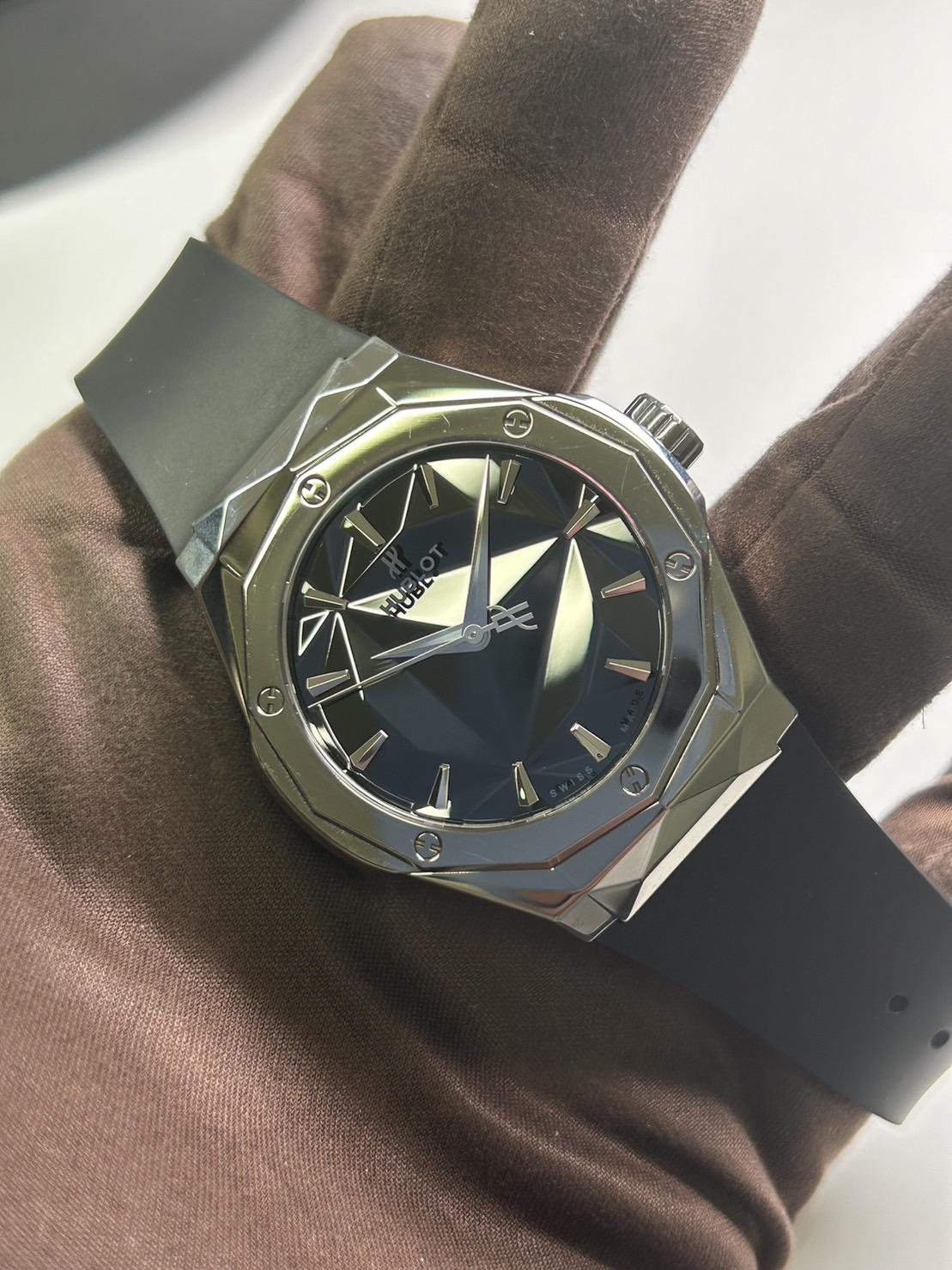 HUBLOT（ウブロ)・クラシックフュージョン・オーリンスキー【2020年1月印】【中古品】【550.NS.1800.RX.ORL19】