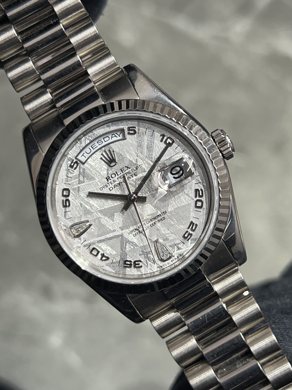 ROLEX(ロレックス) デイデイト F番【2005年7月印】【中古品】【118239】