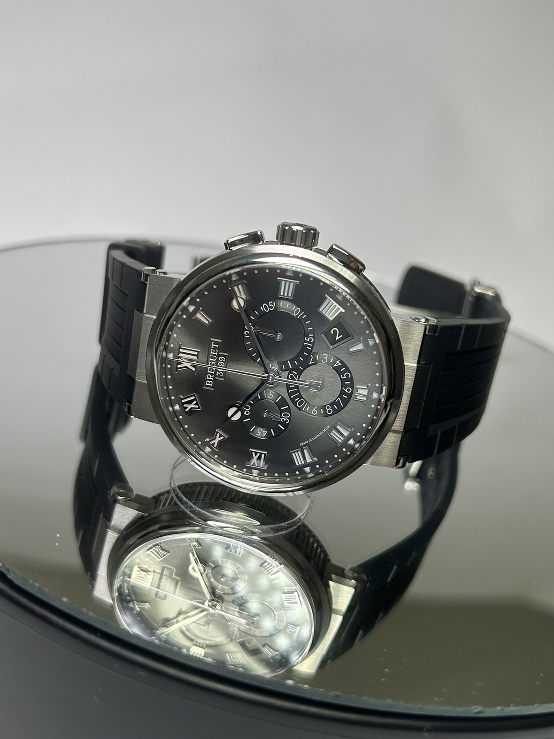 BREGUET(ブレゲ)・マリーンクロノグラフ【2022年2月印】【中古品】【5517TI/G2/5WV】