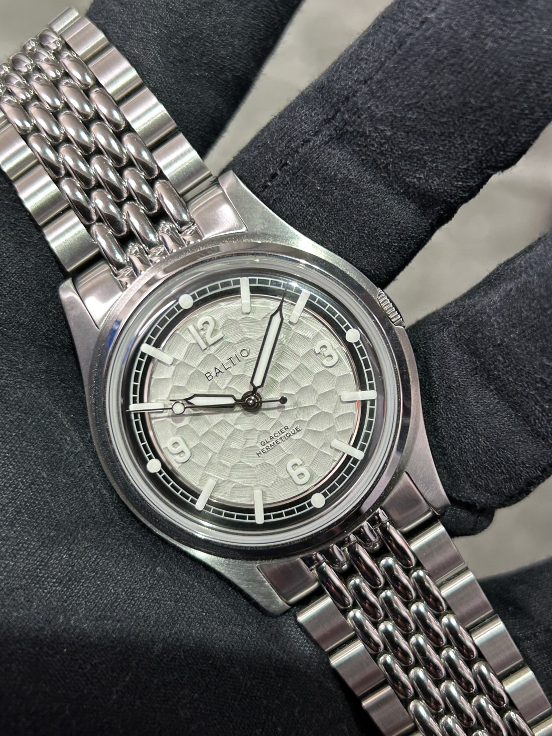 【限定200本】BALTIC(バルチック)エルメティック グレイシャー 37mm【2024年4月印】【中古美品】