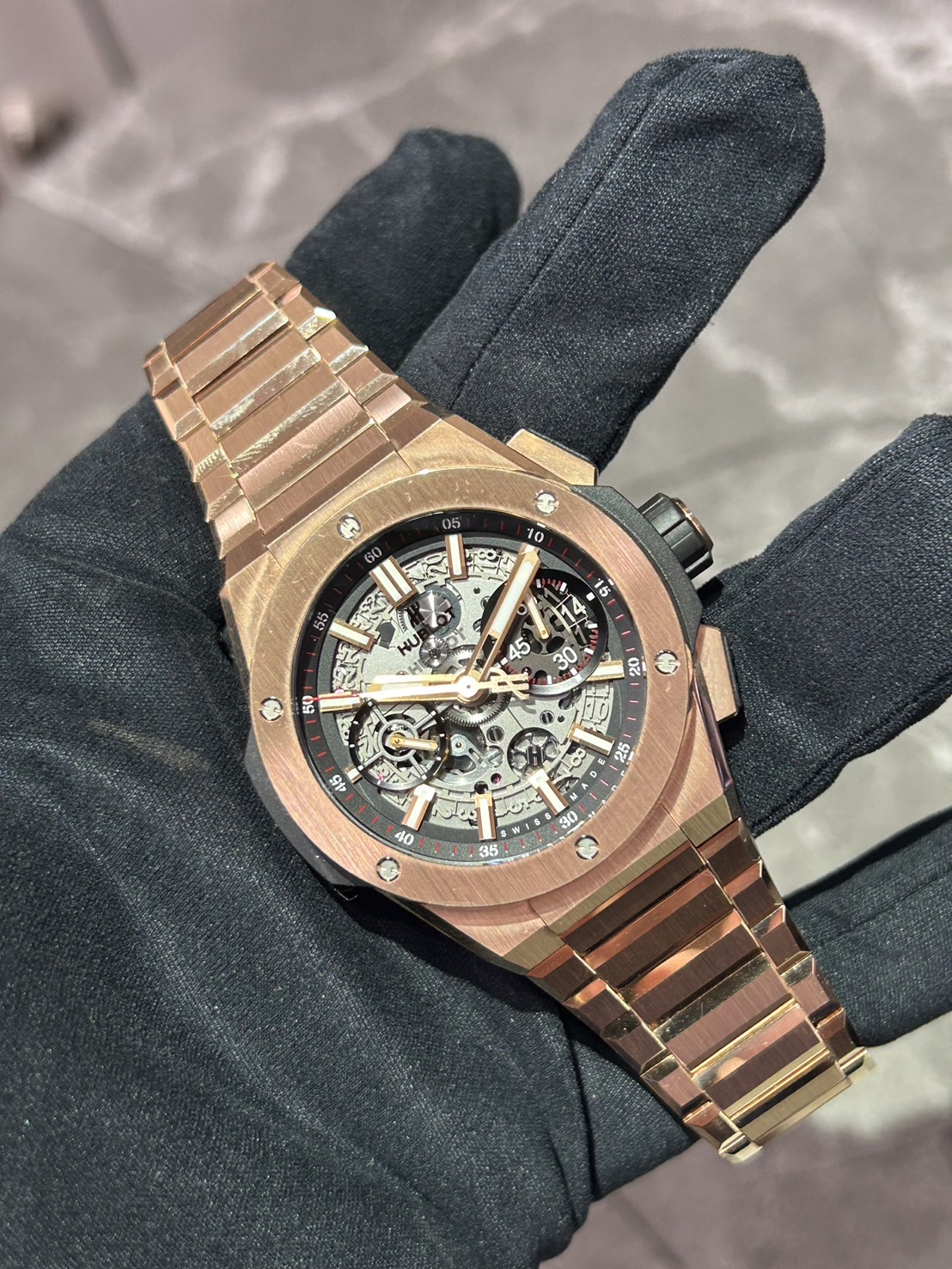 HUBLOT(ウブロ)・ビッグバン・インテグレーテッド【2020年9月印】【中古品】【451.OX.1180.OX】