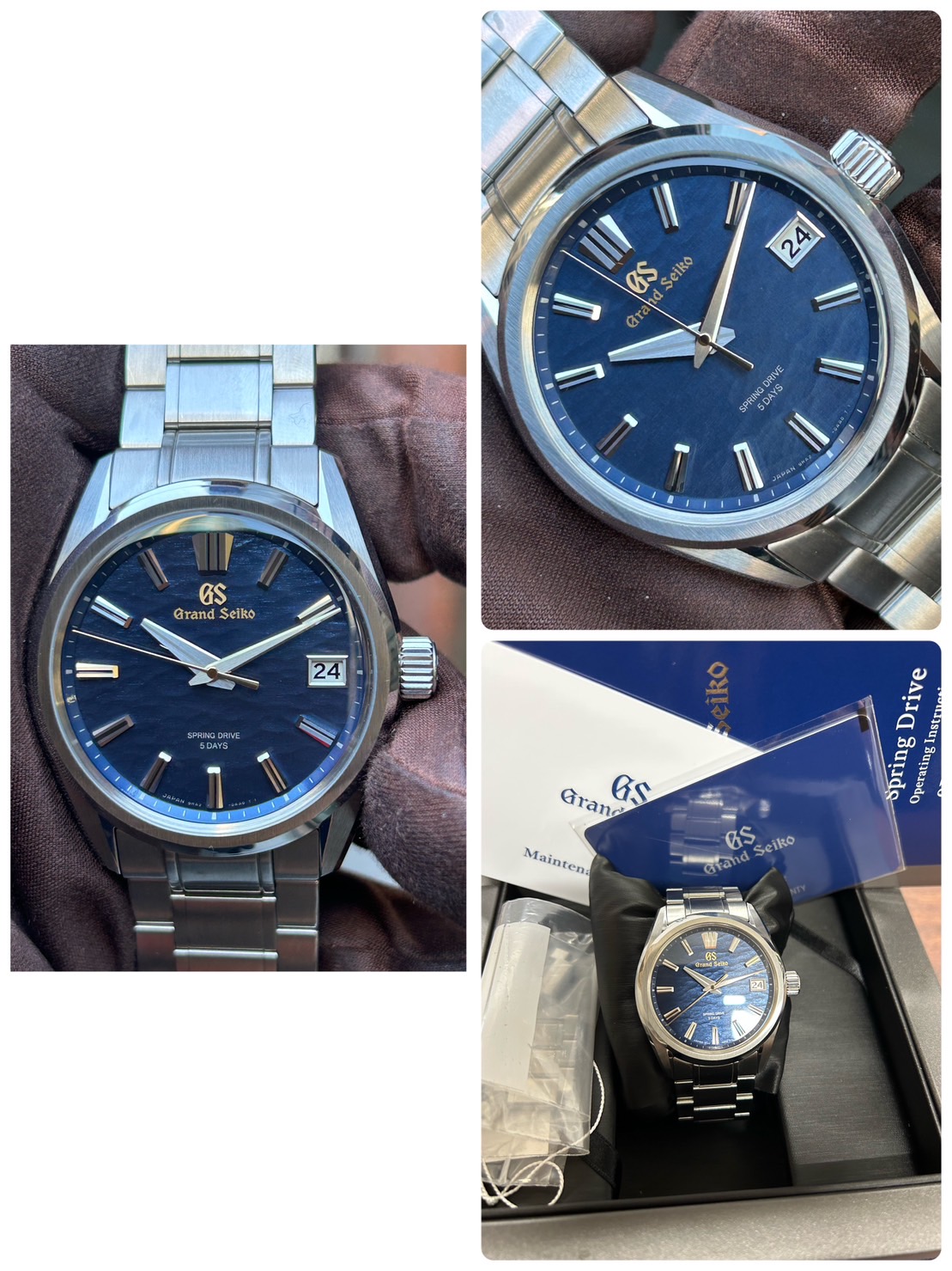 グランドセイコー水面【2021年12月印】【中古美品】【SLGA007】