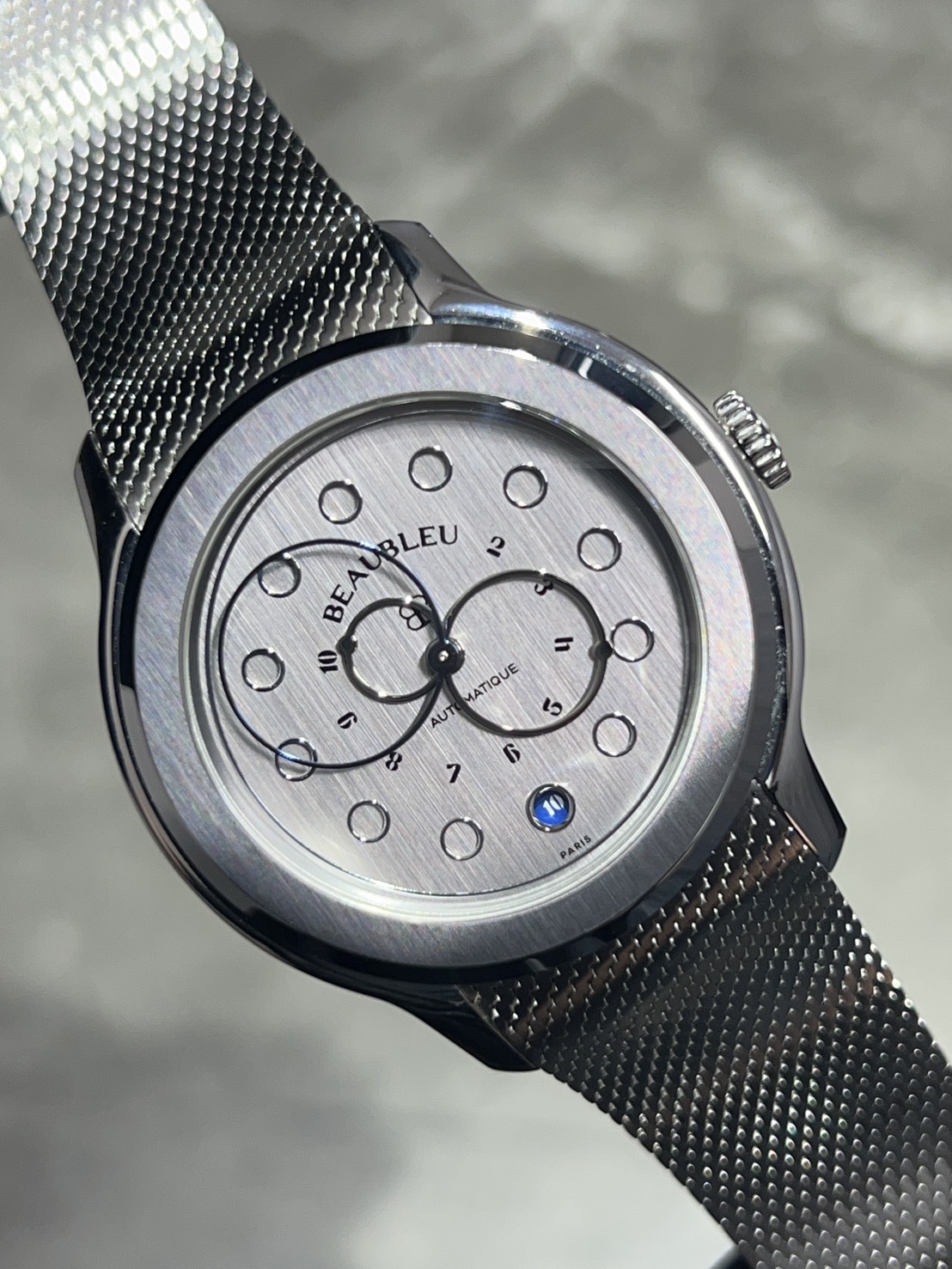 【限定888本】BEAUBLEU(ボーブルー) ヴィトルヴェ デイト スチール【2023年4月印】【中古美品】【B03-DAT-S-STEEL】