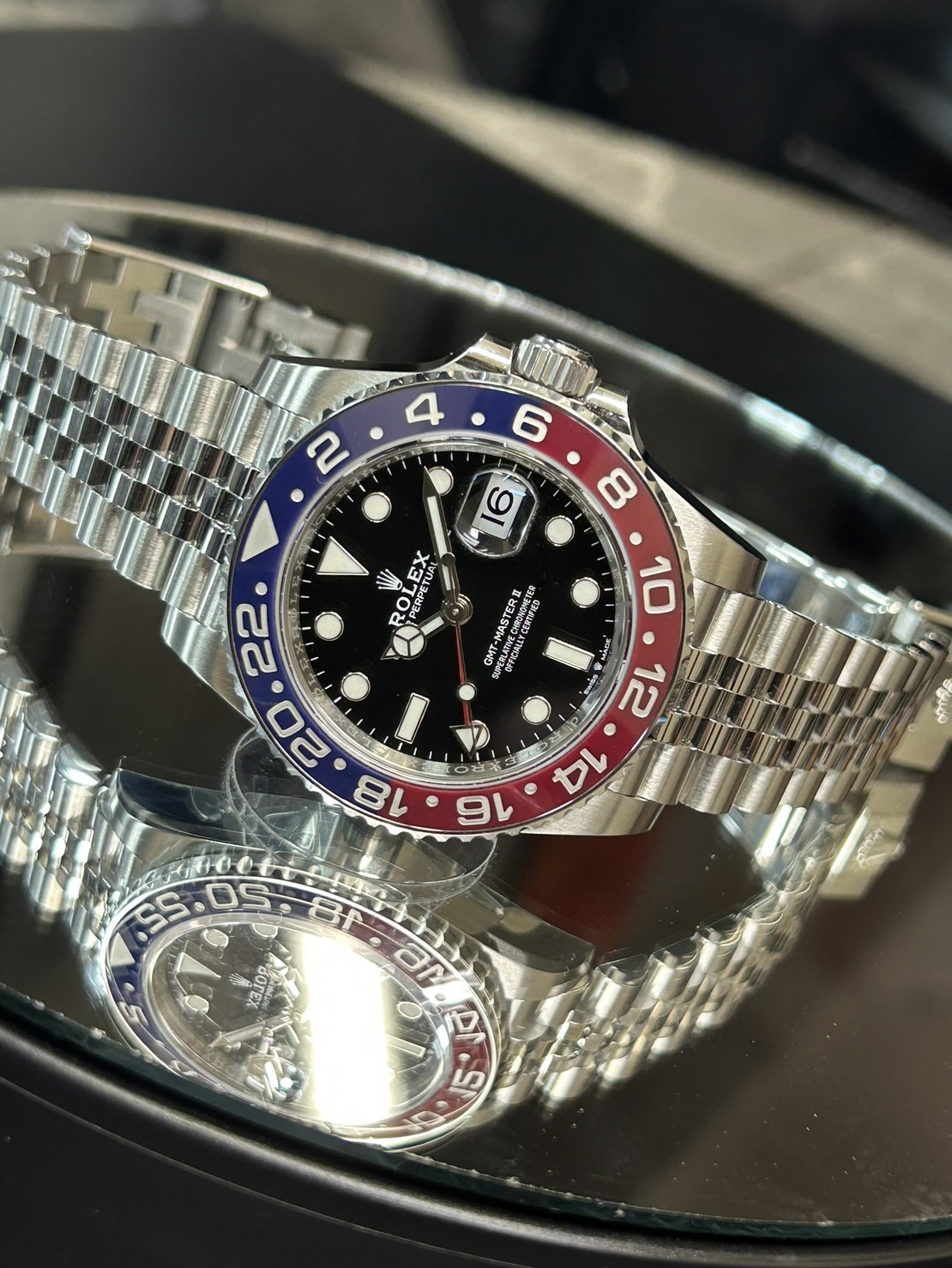 ロレックスＧＭＴマスターⅡ【2022年6月印】【極美品中古】【126710BLRO】【4月10日価格改定】