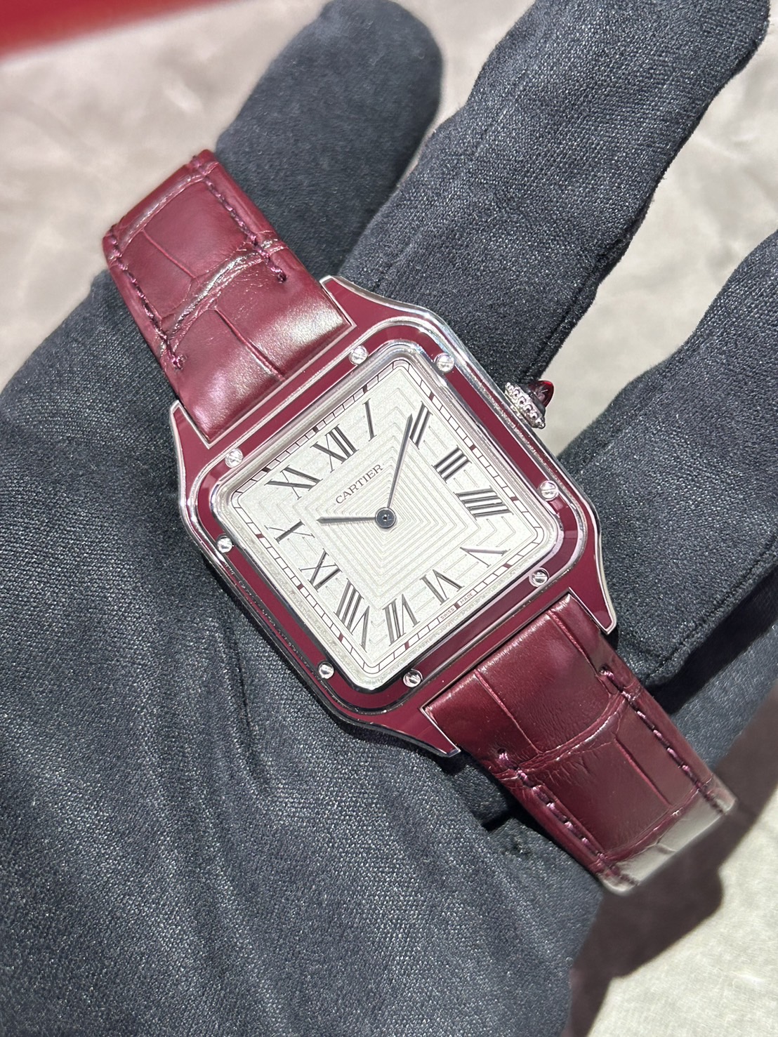 【世界限定150本】CARTIER(カルティエ)・サントスデュモン【2023年2月印】【中古美品】【WGSA0053】