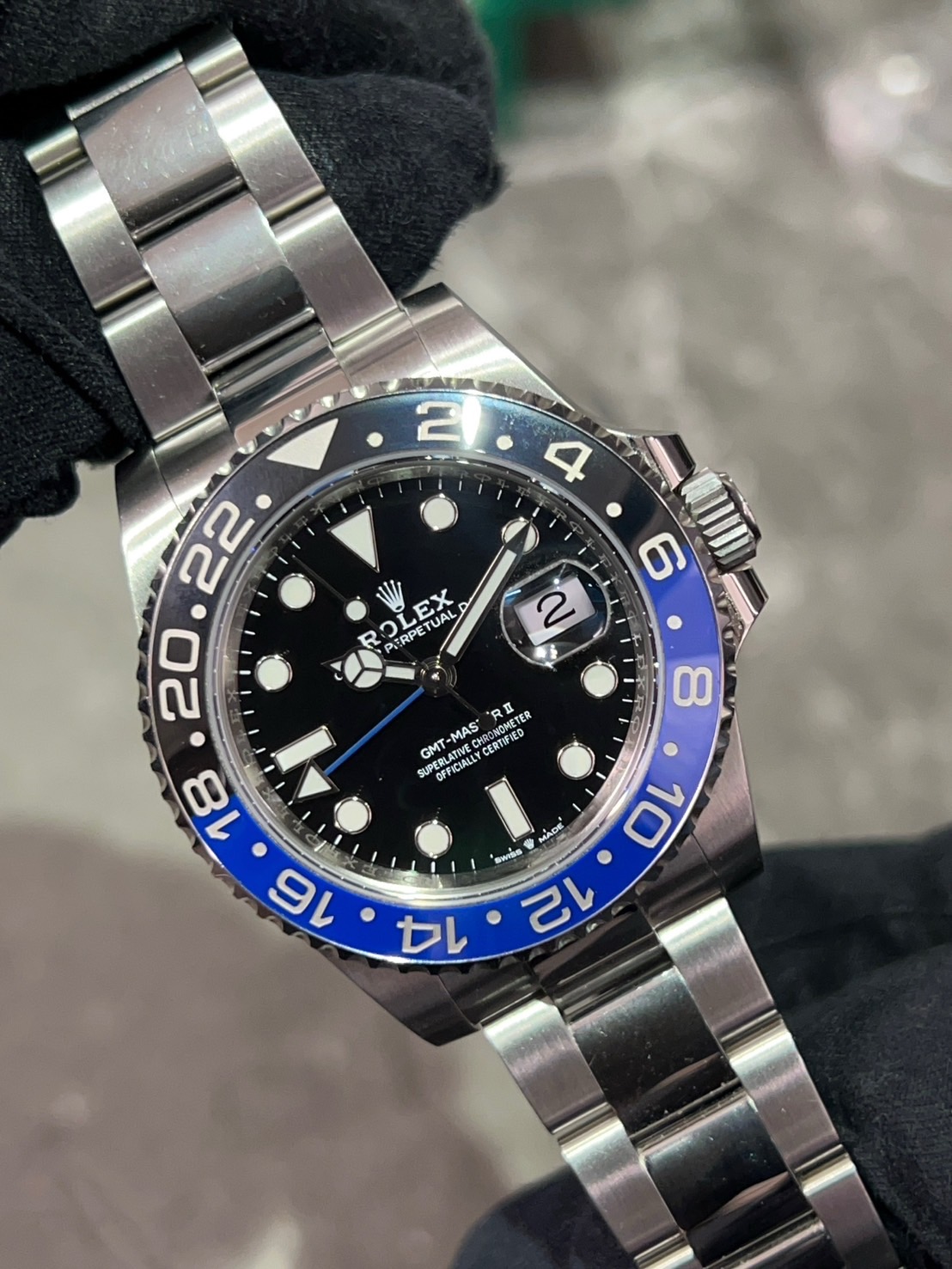 ROLEX(ロレックス) GMTマスターⅡ【2021年9月印】【中古品】【126710BLNR】