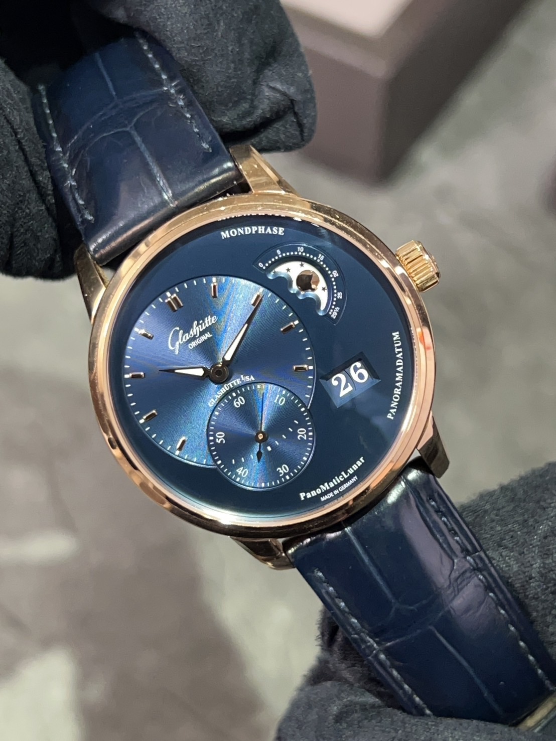 GLASHUTTE ORIGINAL (グラスヒュッテオリジナル) パノマティックルナ【2022年5月印】【中古品】【1-90-02-11-35-50】
