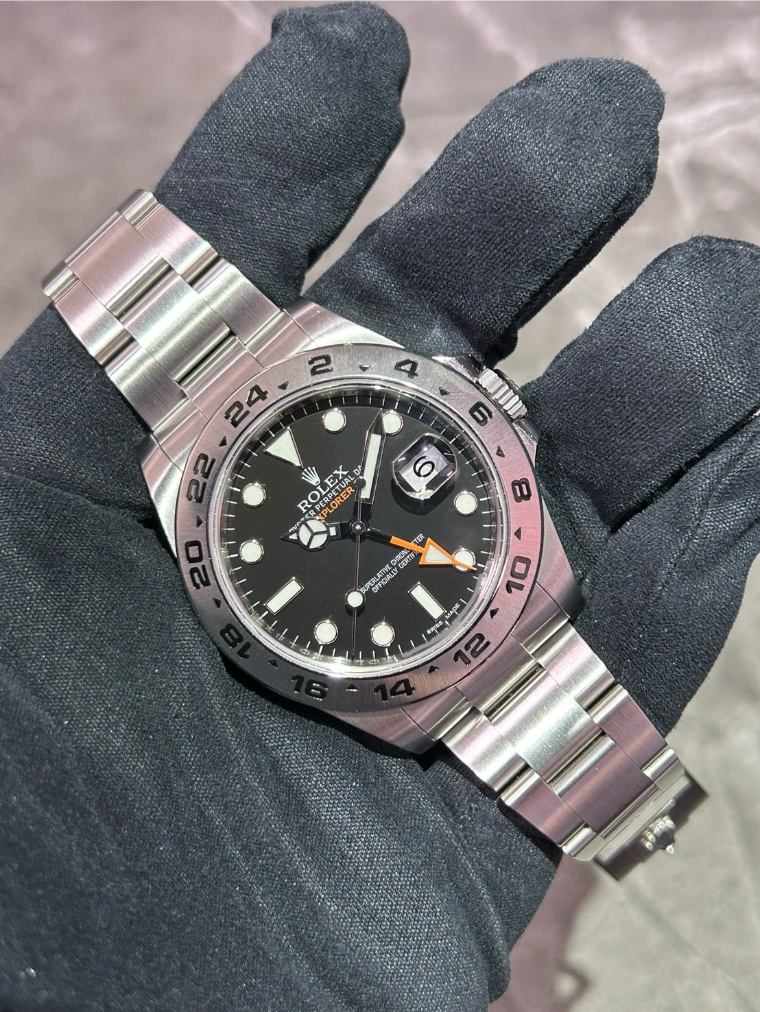 ROLEX(ロレックス)・エクスプローラーⅡ【2014年7月印】【中古品】【216570】