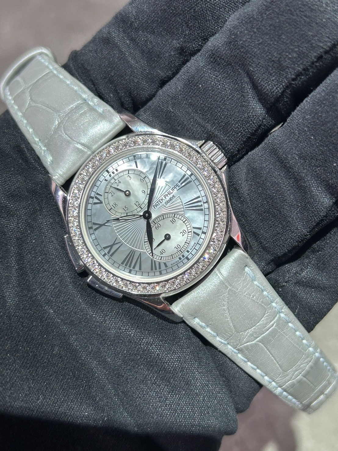 PATEK PHILIPPE(パテックフィリップ)・カラトラバ トラベルタイム【2008年5月印】【中古品】【4934G-001】