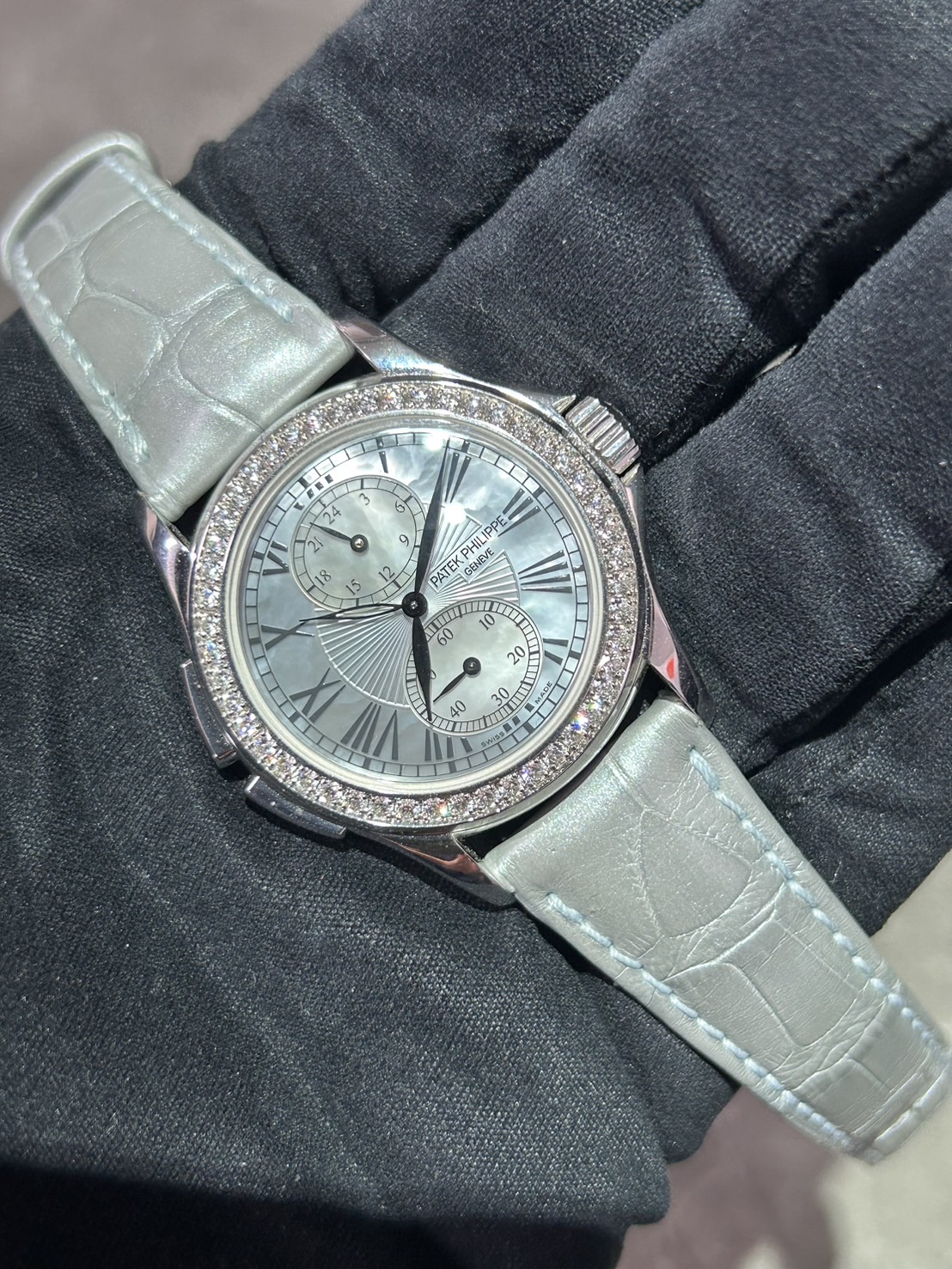 PATEK PHILIPPE(パテックフィリップ)・カラトラバ トラベルタイム【2008年3月印】【中古品】【4934G-001】