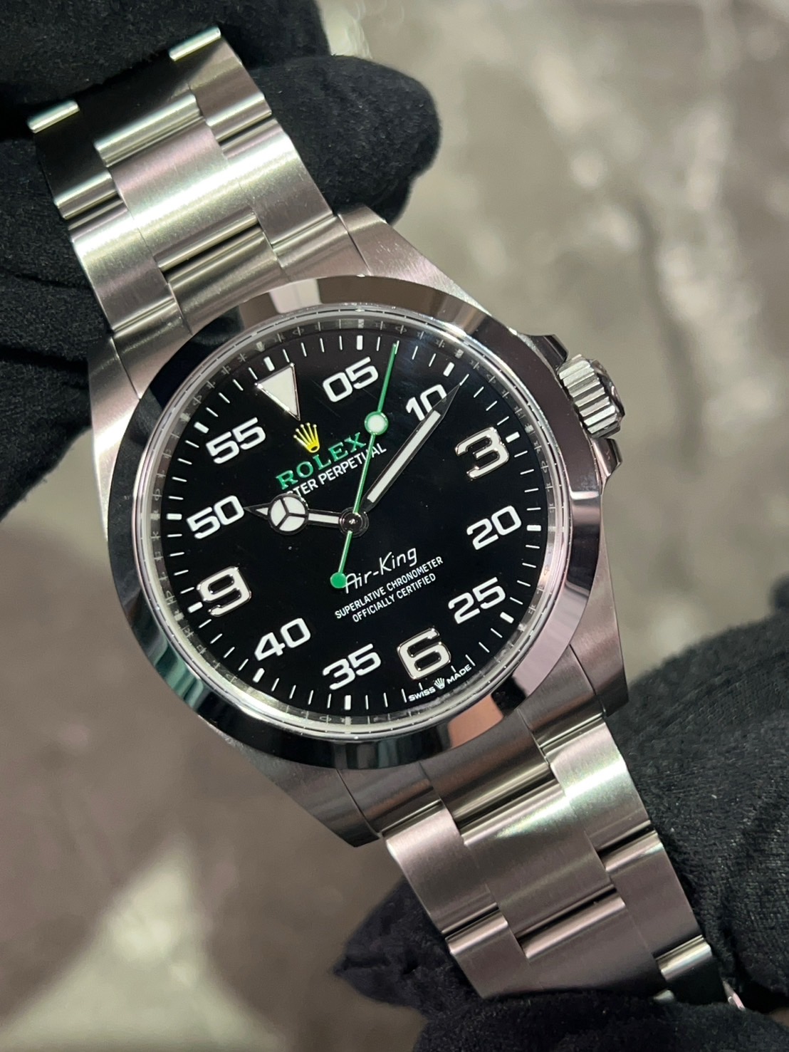 ROLEX(ロレックス) エアキング 【2024年8月印】【極美品】【126900】