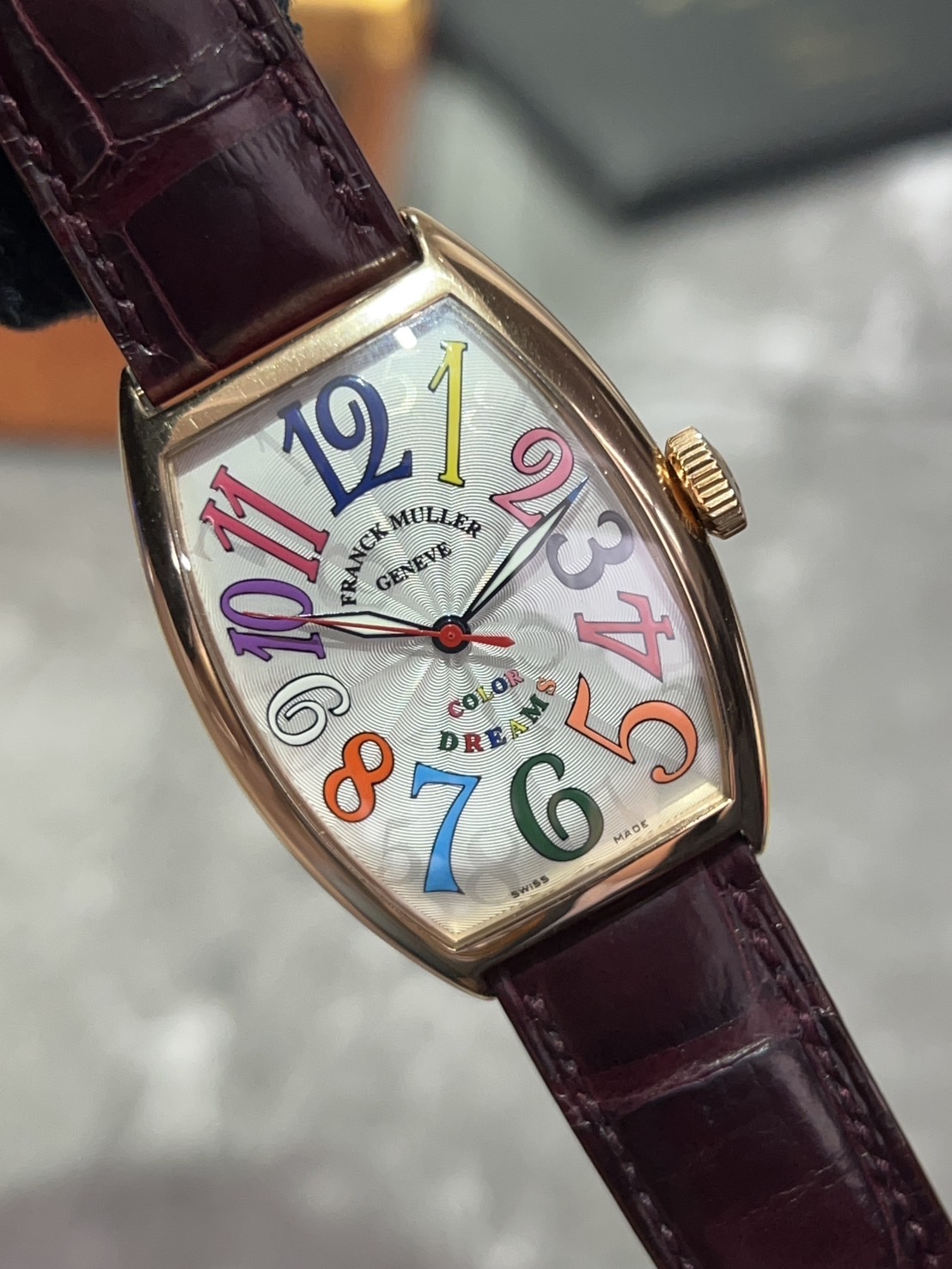 FRANCK MULLER(フランクミュラー) トノウ カーベックス カラードリーム【2006年3月印】【中古品】【5850 color dream】