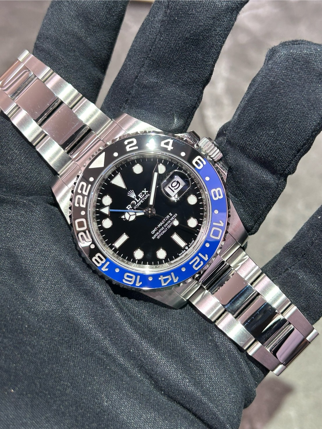 ROLEX（ロレックス） GMTマスターⅡ バッドマン【2022年11月印】【中古品】【126710BLNR】