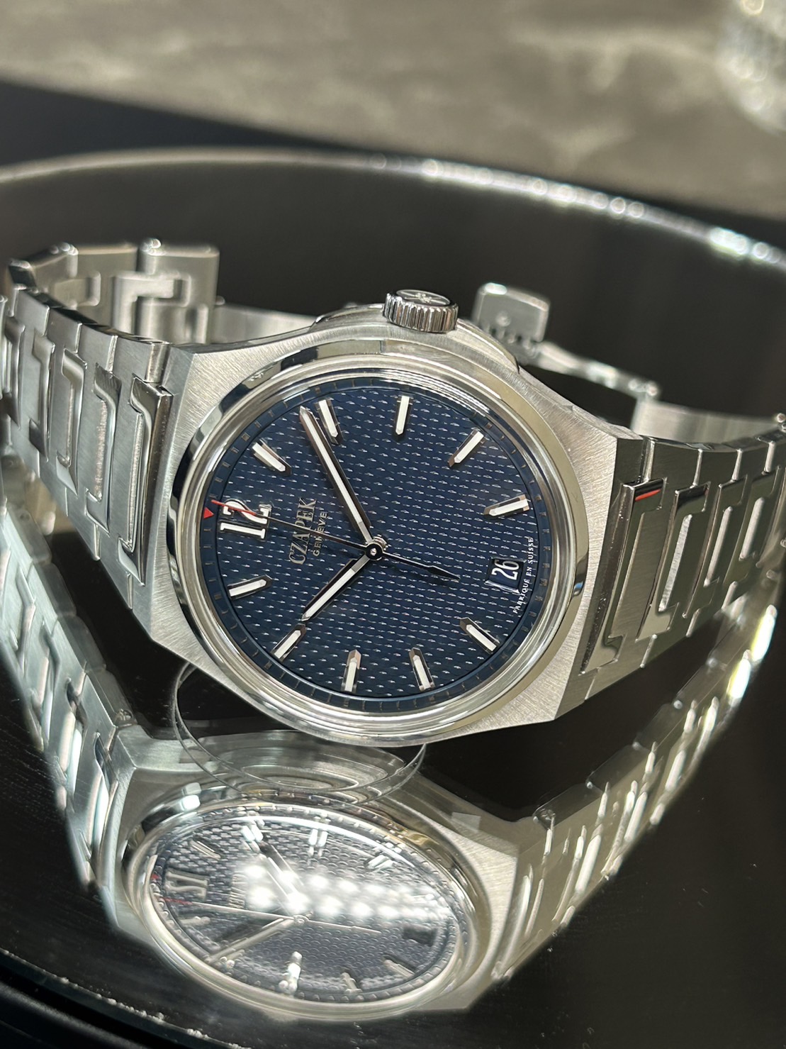 CZAPEK(チャペック)・アンタークティック・ディープブルー【2021年12月印】【中古美品】【DEEP BLUE PLAIN STEEL HAND】