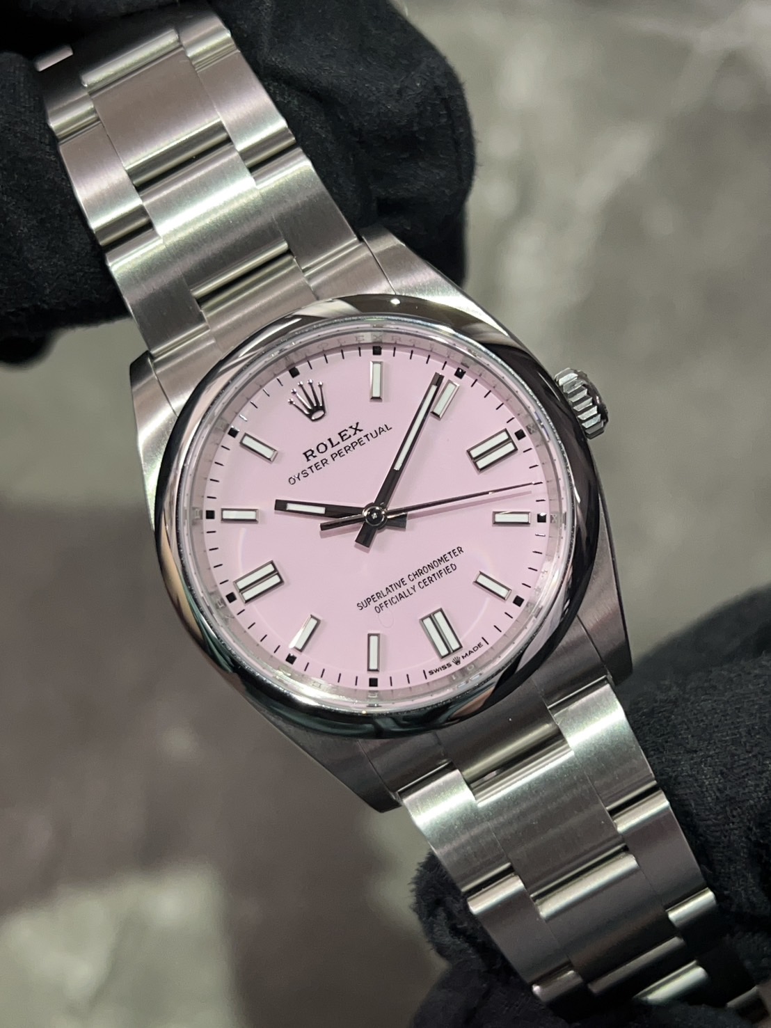 ROLEX(ロレックス) オイスターパーペチュアル36 キャンディピンク【2024年5月印】【極美品中古】【126000】