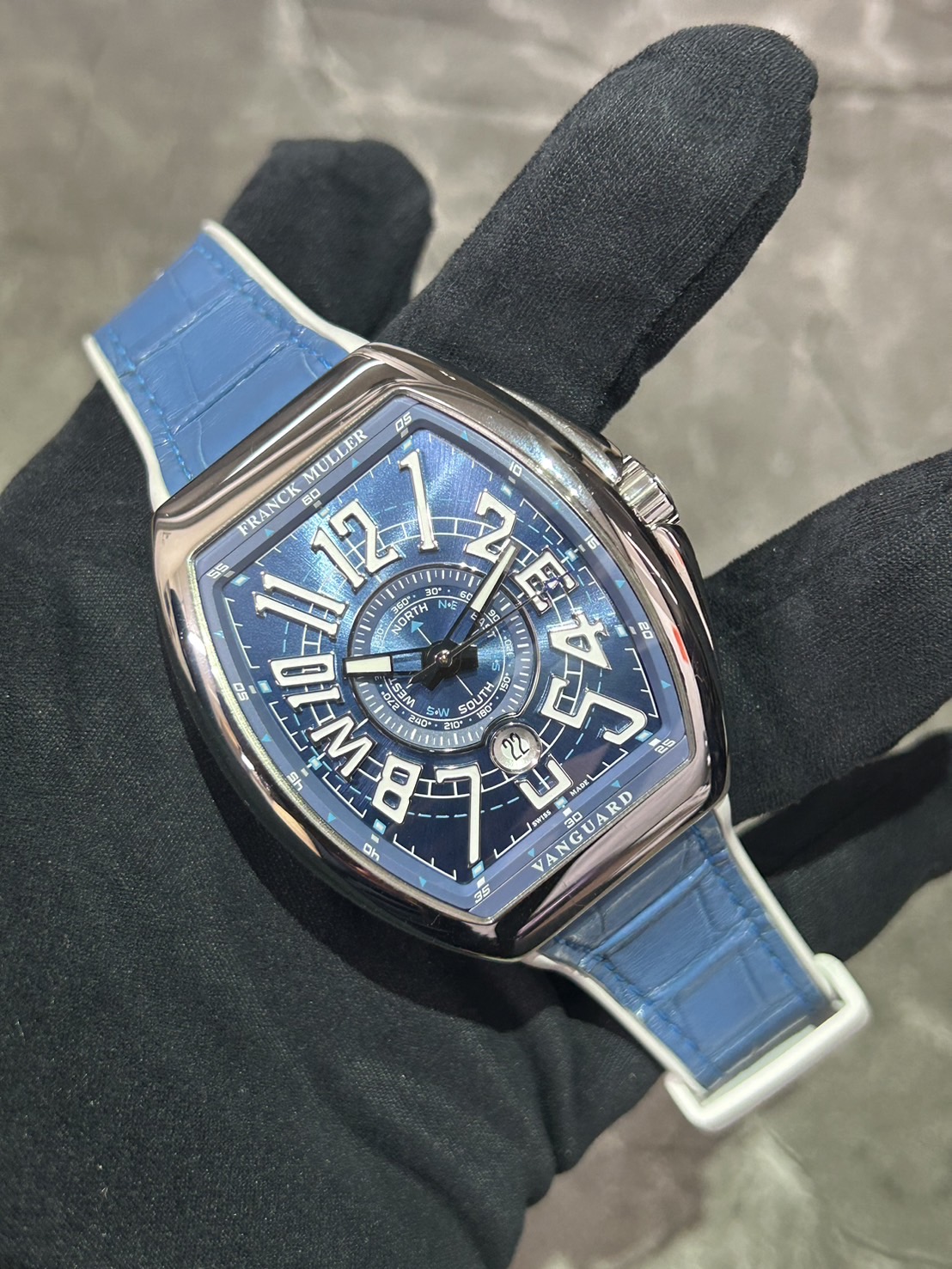 FRANCK MULLER(フランクミュラー)・ヴァンガードマリナー【2022年6月印】【中古品】V45SCDTYTMAR ACAC】