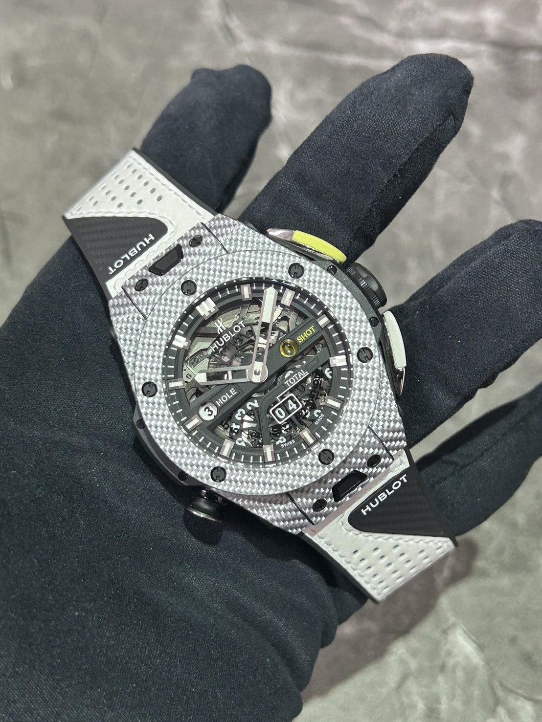 HUBLOT(ウブロ)ビッグ・バン ウニコ ゴルフ カーボン【2022年12月印】【中古美品】【416.YS.1120.VR】