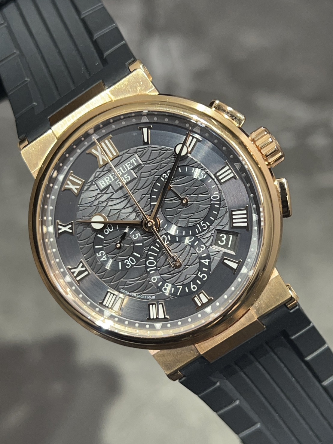 BREGUET(ブレゲ) マリーン クロノグラフ【2019年5月印】【中古品】【5527BR/G3/5WV】