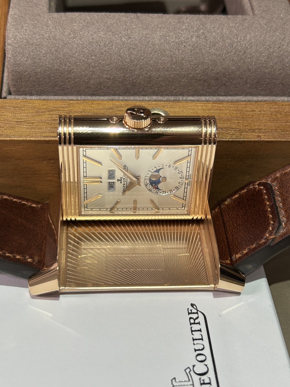 【ローン審査中】JAEGER-LECOULTRE(ジャガールクルト)レベルソ トリビュート デュオ カレンダー【2023年5月印】【中古美品】【Q3912530】