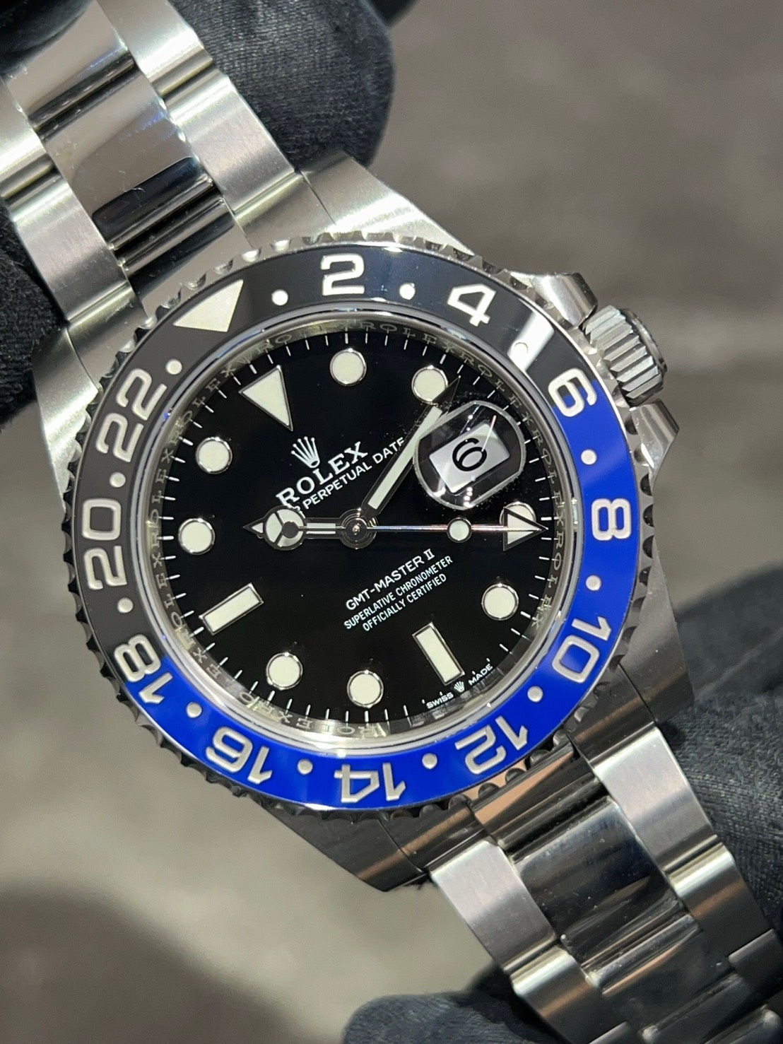 ROLEX(ロレックス) GMTマスターⅡバッドマン【2022年9月印】【中古品】【126710BLNR】