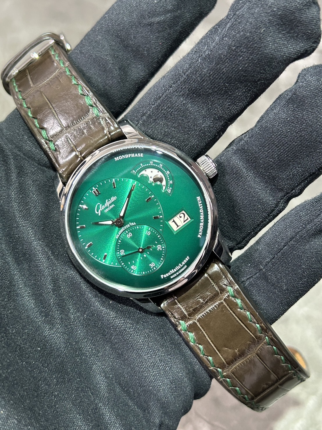 GLASHUTTE ORIGINAL (グラスヒュッテオリジナル)・パノマティックルナ【2023年4月印】【中古美品】1-90-02-13-32-51】