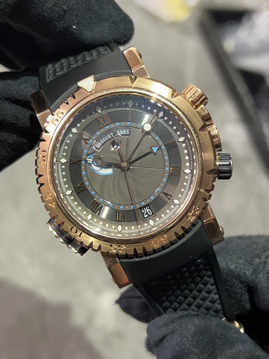 BREGUET(ブレゲ) マリーンロイヤル 【2015年7月印】【中古品】【5847BR/Z2/5ZV】