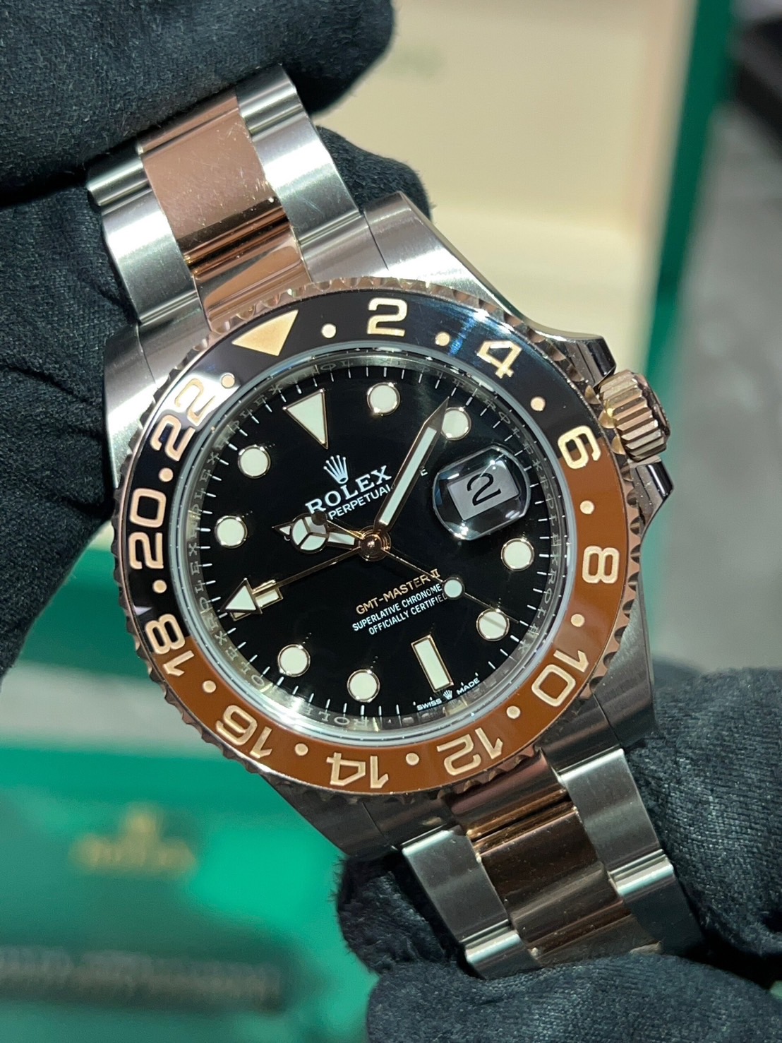 ROLEX(ロレックス) GMTマスターⅡコンビ 【2020年8月印】【中古美品】【126711CHNR】