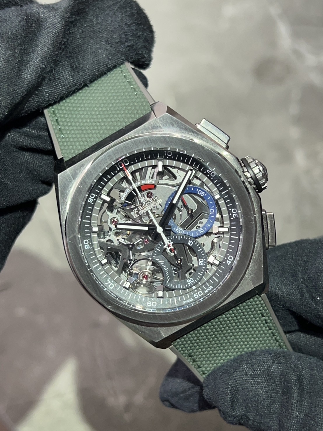 ZENITH(ゼニス) デファイ エルプリメロ21 クロノグラフ チタン【2022年8月印】【中古品】【95.9000.9004/78.M9000】