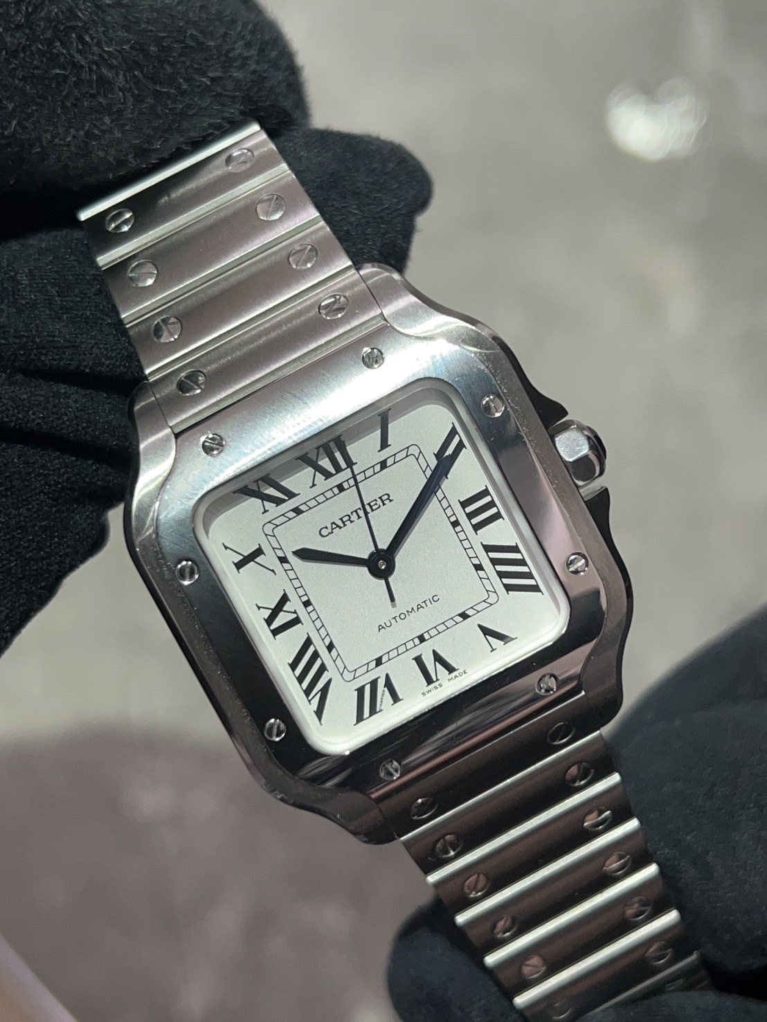 CARTIER(カルティエ) サントスドゥカルティエMM【2024年6月印】【中古品】【WSSA0029】
