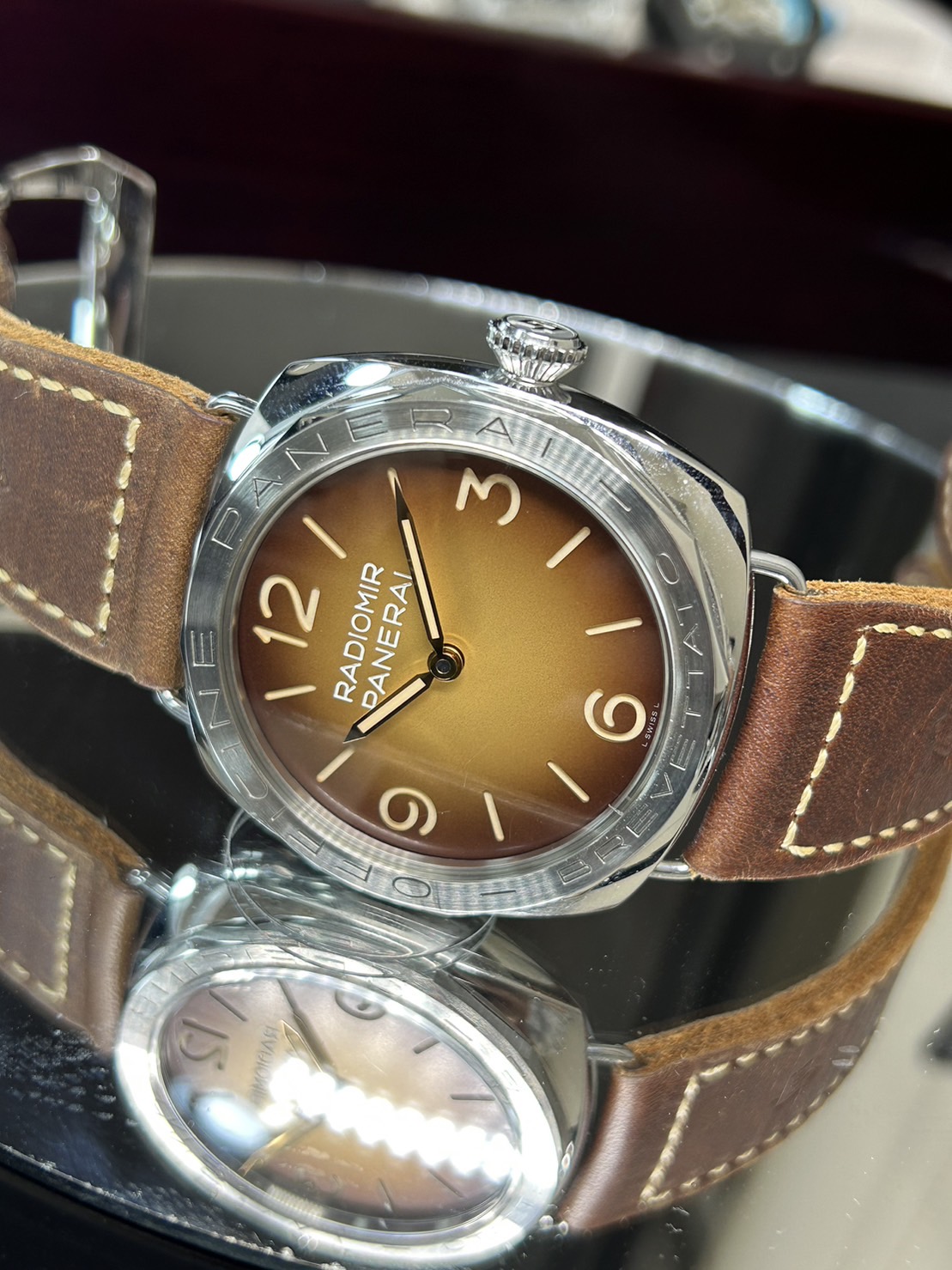 パネライ PANERAI PAM00687 T番(2017年製造) ブラウン メンズ 腕時計