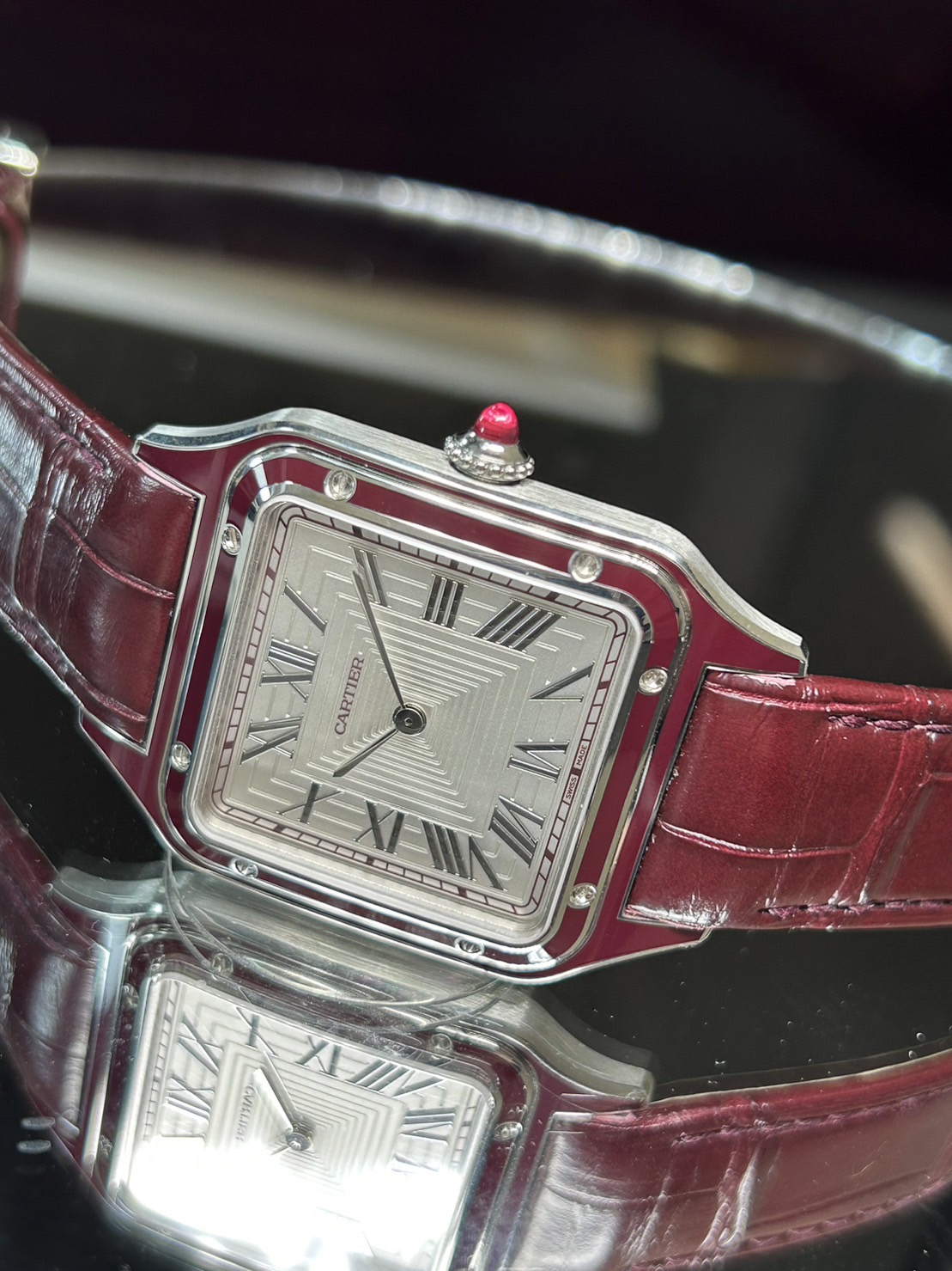 【世界限定150本】CARTIER(カルティエ)・サントスデュモン【2022年11月印】【中古品】【WGSA0053】【ドレス】