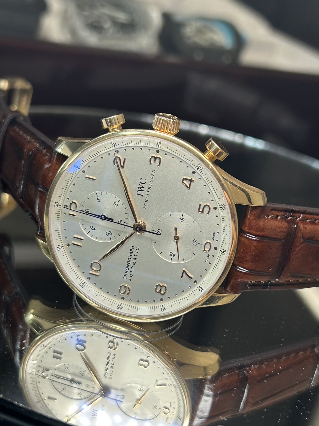 IWCポルトギーゼクロノ【2016年2月印】【中古品】【IW371480】