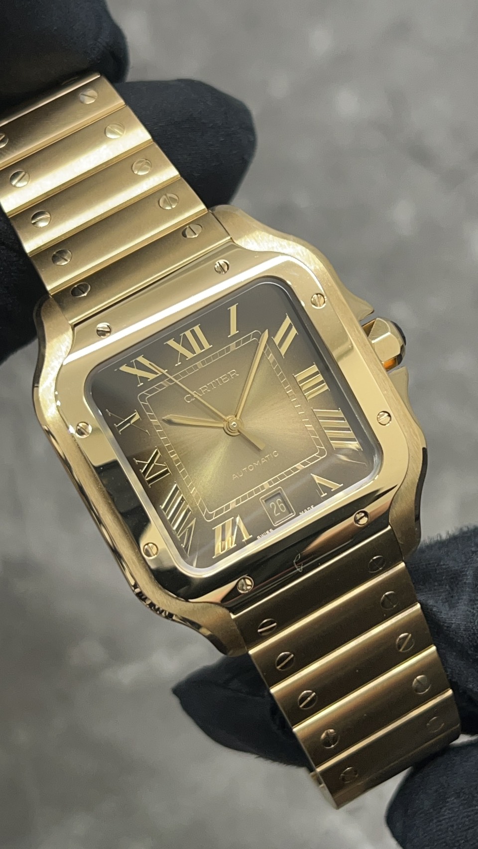 【夏先取りフェア！！（6月末迄）】CARTIER(カルティエ) サントス ドゥ カルティエ 【2025年8月印】【中古美品】【WGSA0095】