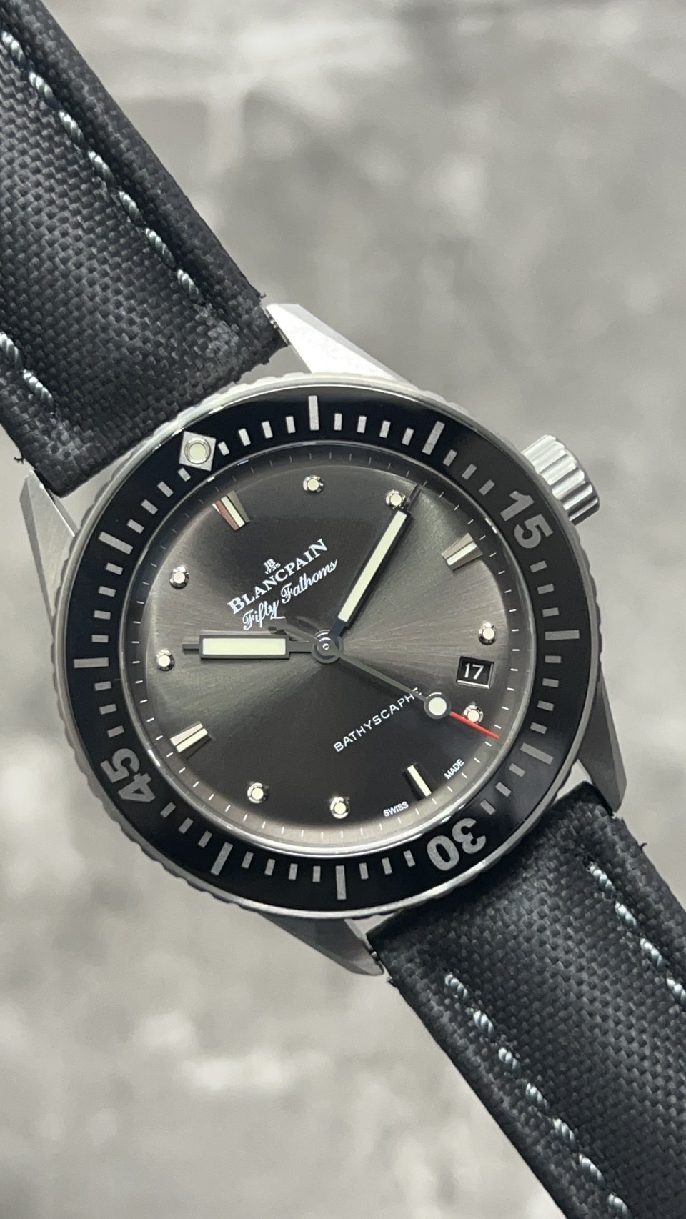 BLANCPAIN(ブランパン) フィフティ ファゾムス バチスカーフ【2018年5月印】【中古美品】【5100B 1110 B52A】