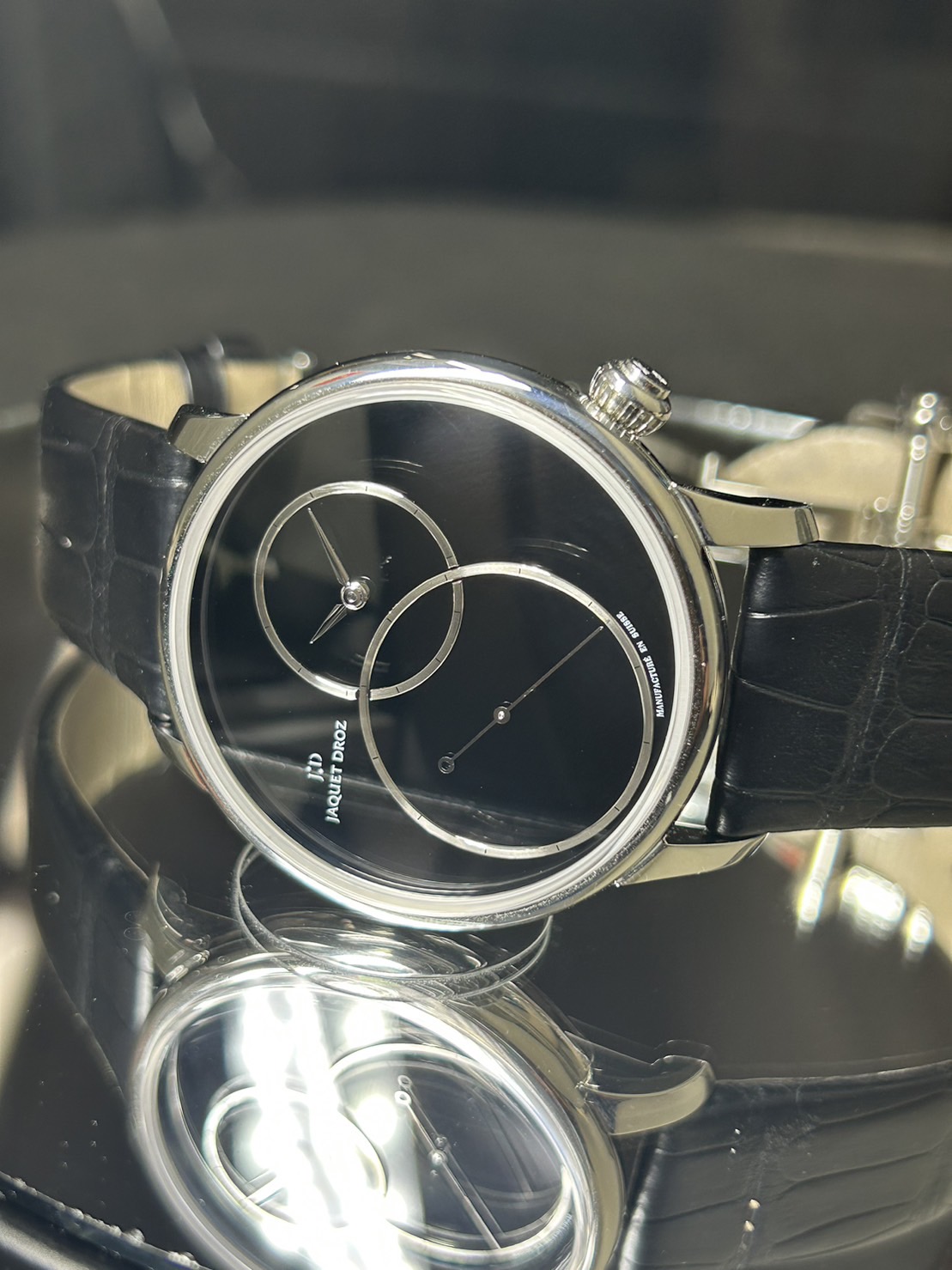JAQUET DROZ（ジャケ・ドロー ） グラン・セコンド オフセンター【2022年11月印】【中古美品】【J006030270】