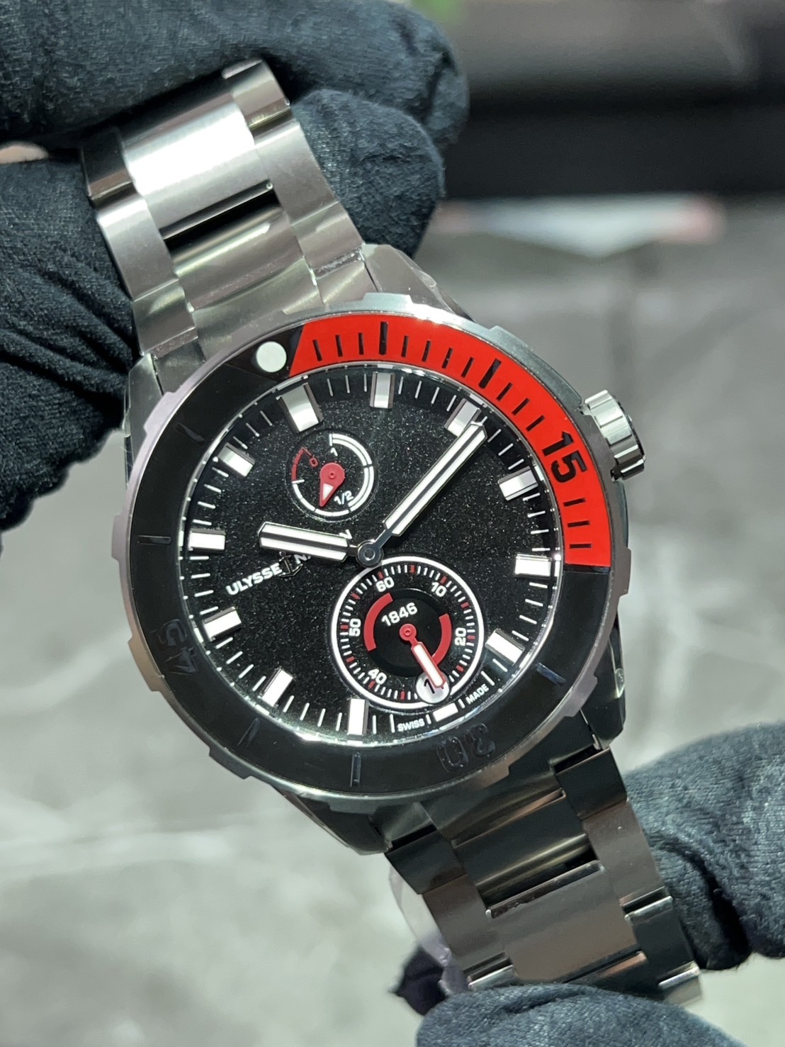【限定50本】ULYSSE NARDIN(ユリス ナルダン) ダイバークロノメーター【2025年6月印】【未使用品】【1183-170LE-7M/92-J.2】