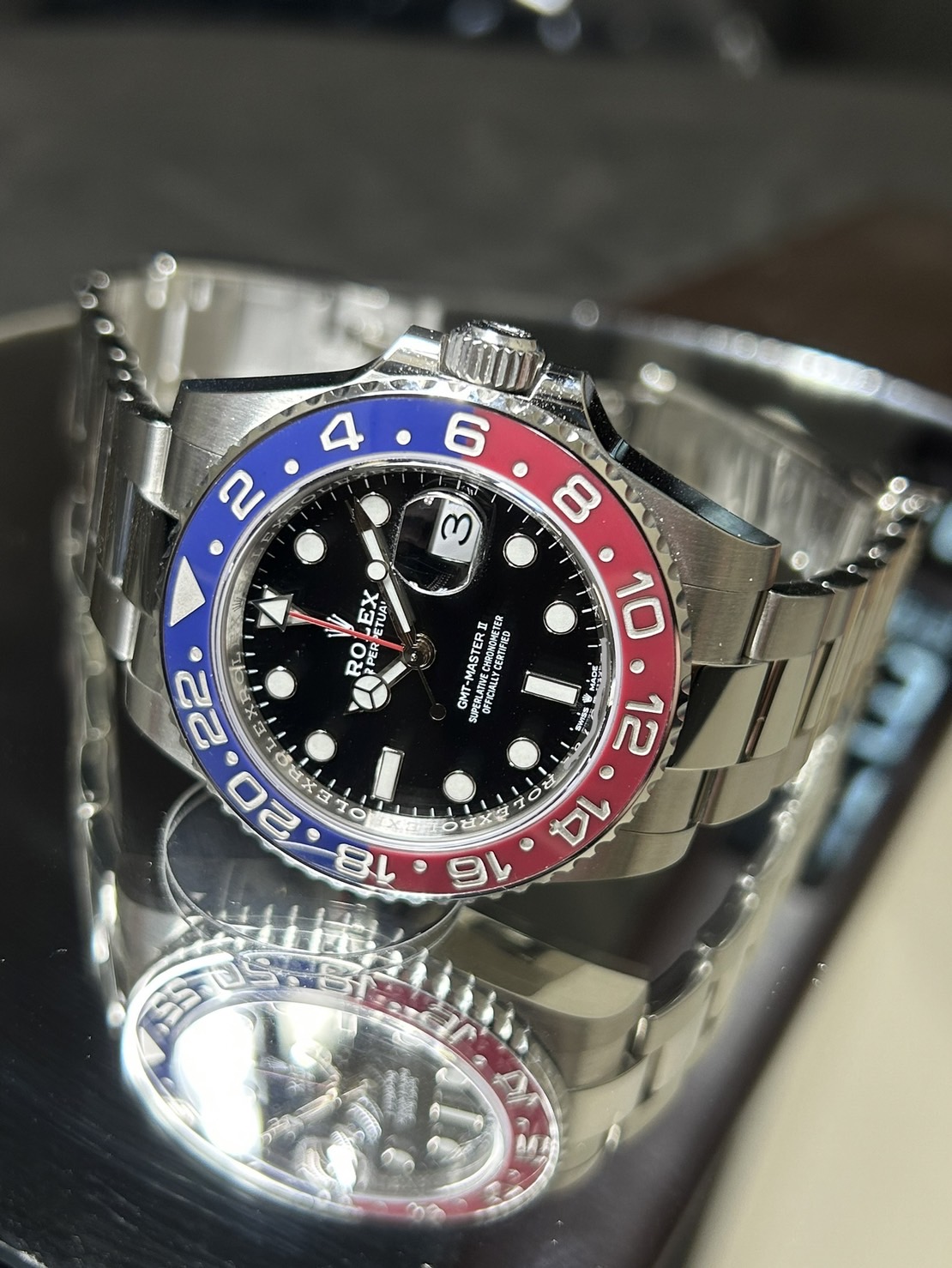 ROLEX（ロレックス）・GMTマスターⅡ・ペプシ【2021年11月印】【中古品】【126710BLRO】