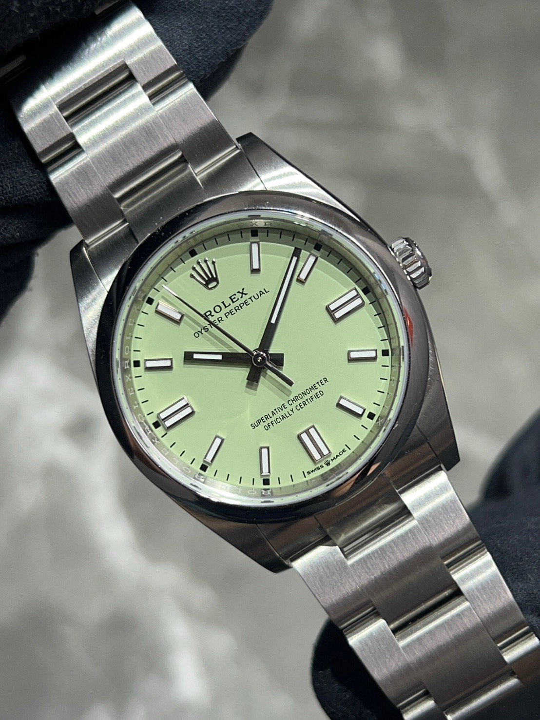 ROLEX(ロレックス) オイスターパーペチュアル36 ピスタチオ【2025年6月印】【未使用品】【126000】