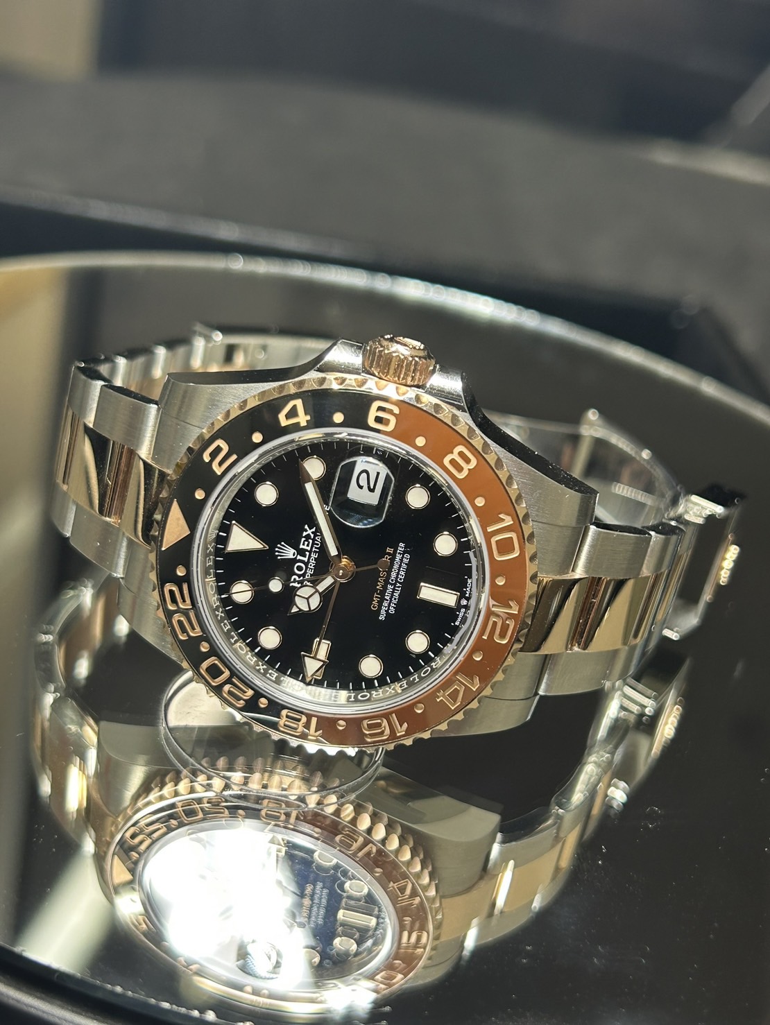 ROLEX(ロレックス)・GMTマスターⅡ【2021年12月印】【中古美品】【126711CHNR】