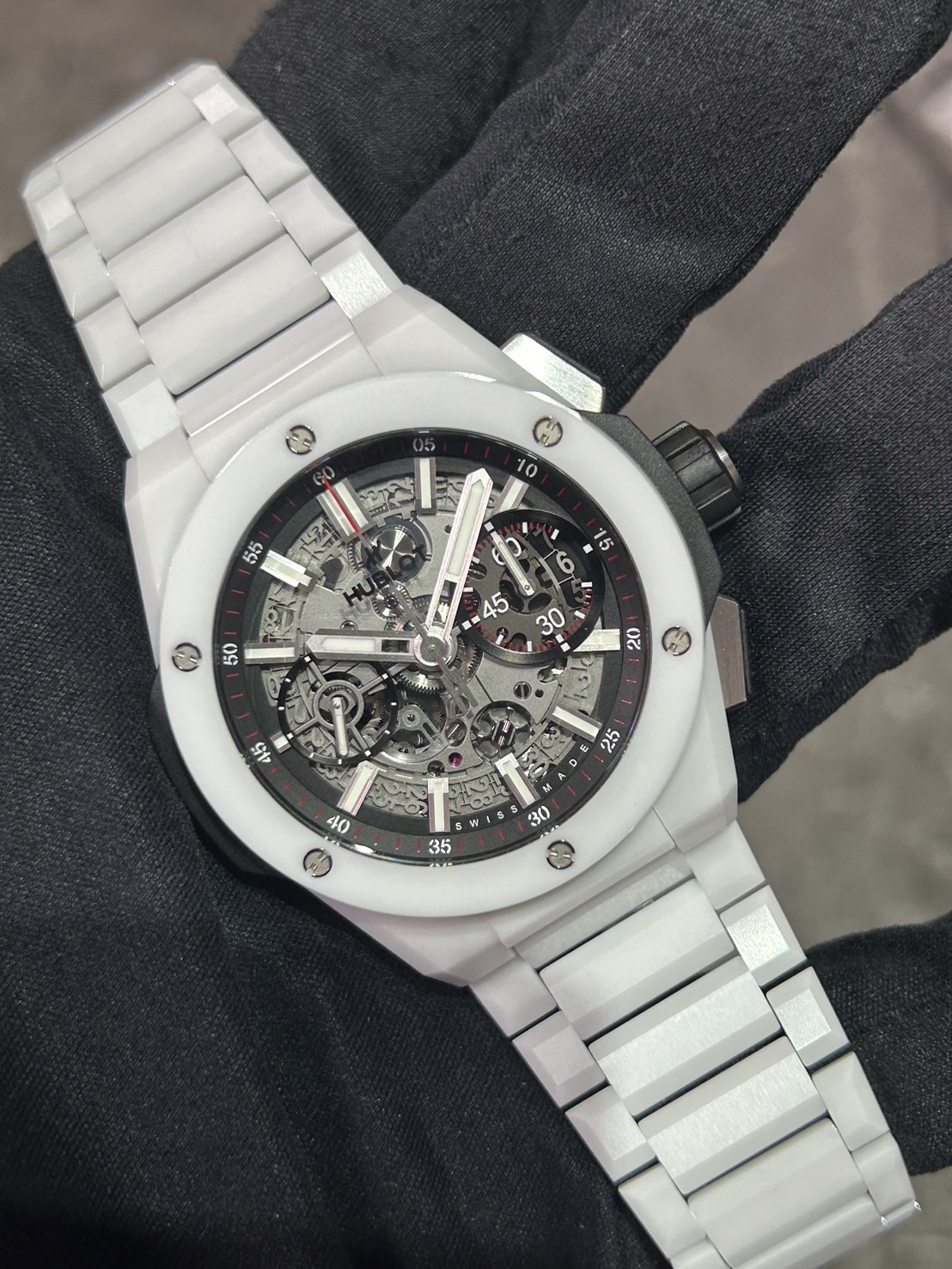 HUBLOT(ウブロ) ビッグ・バン インテグレーテッド【2021年12月印】【中古品】【451.HX.1123.HX】