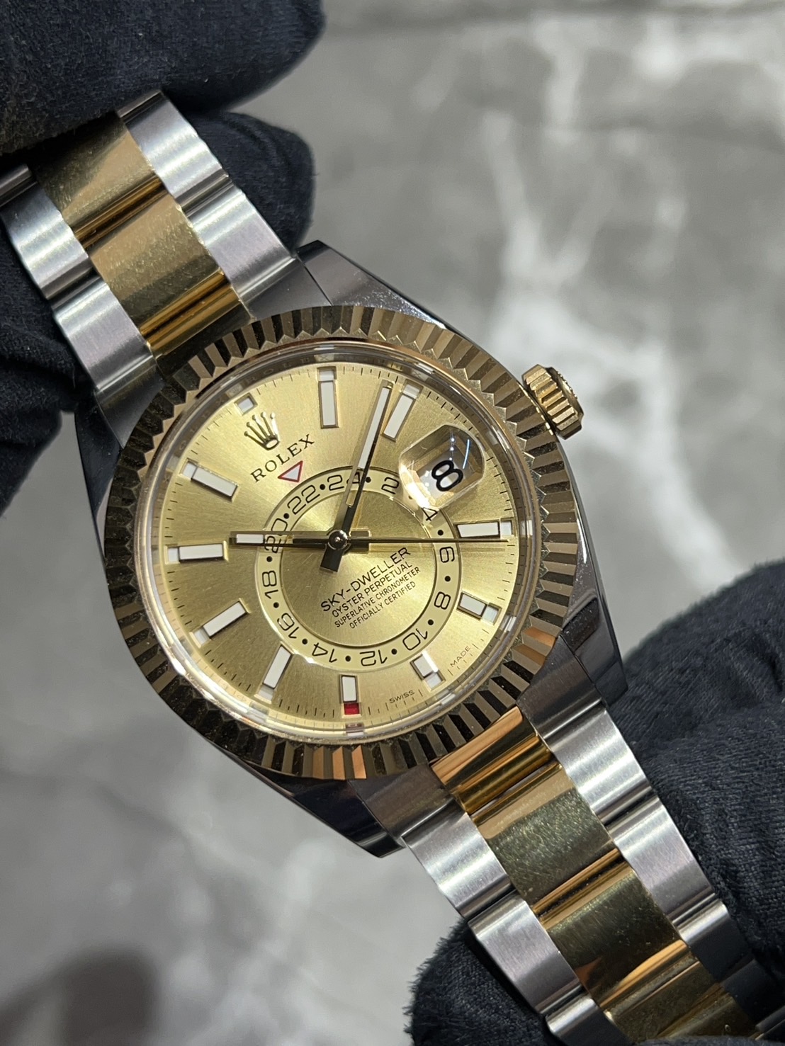 ROLEX(ロレックス) スカイドゥエラー コンビ 【2022年7月印】【中古美品】【326933】