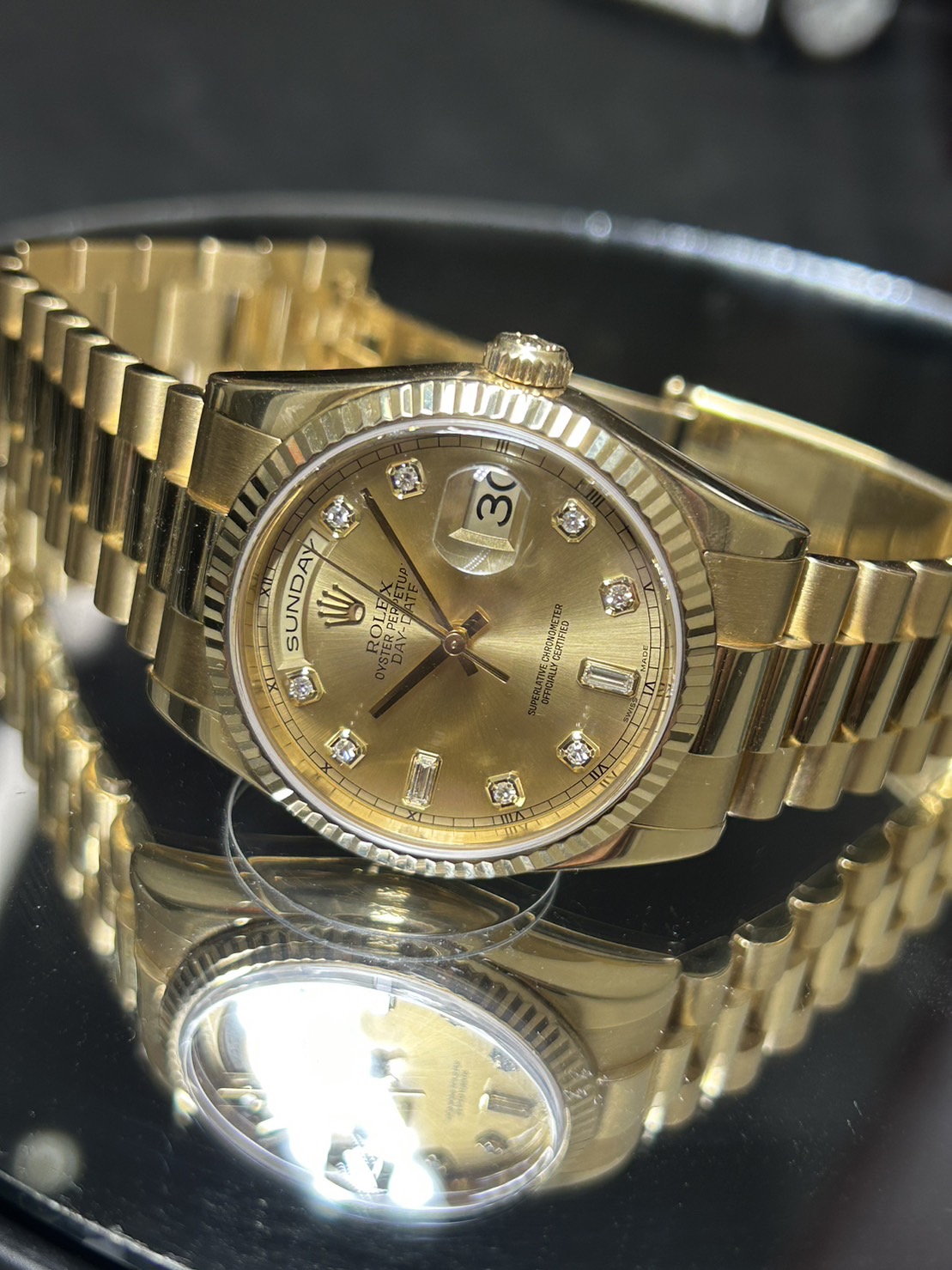 ROLEX(ロレックス)・デイデイト【2005年10月印】【中古品】【118238A】
