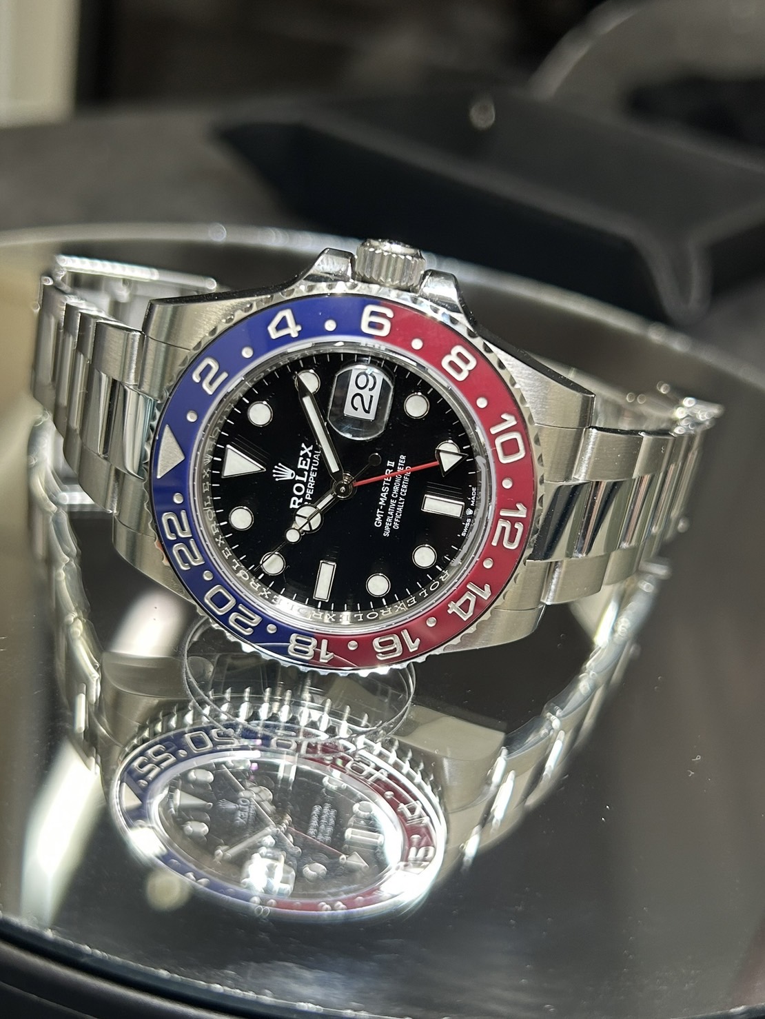 ROLEX(ロレックス)・GMTマスターⅡペプシ【2021年9月印】【中古品】【126710BLRO】