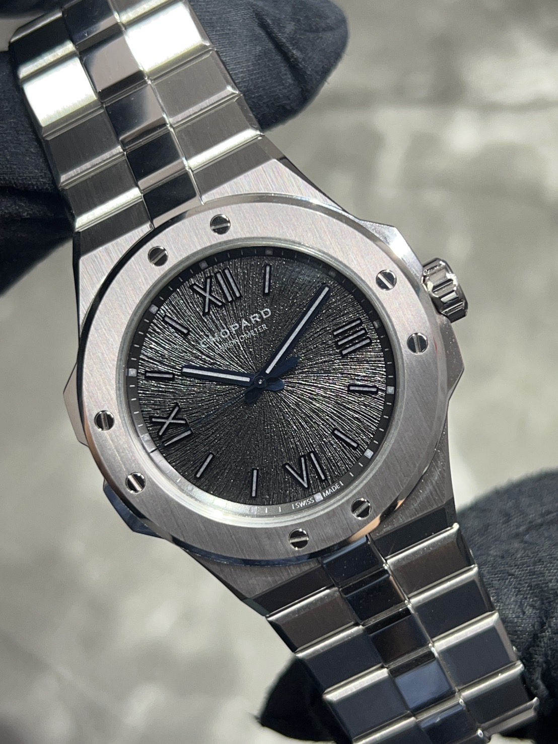 【100本限定】CHOPARD(ショパール) アルパインイーグル漆黒【2023年10月印】【中古美品】【298600-3021】